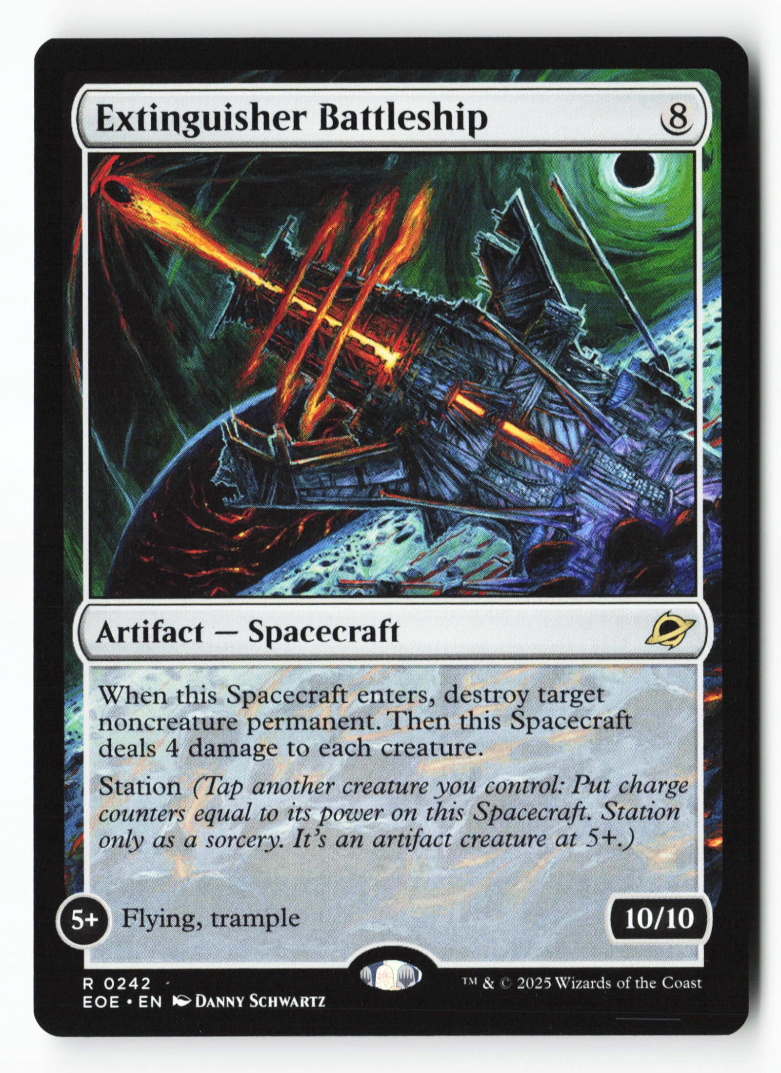 Extinguisher Battleship (EOE 242) — Voorkant