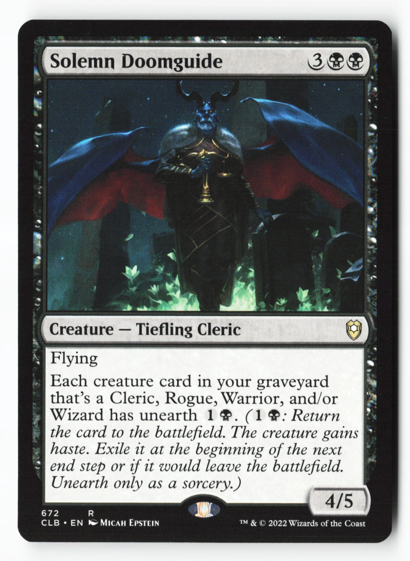 Solemn Doomguide (CLB 672) — Voorkant