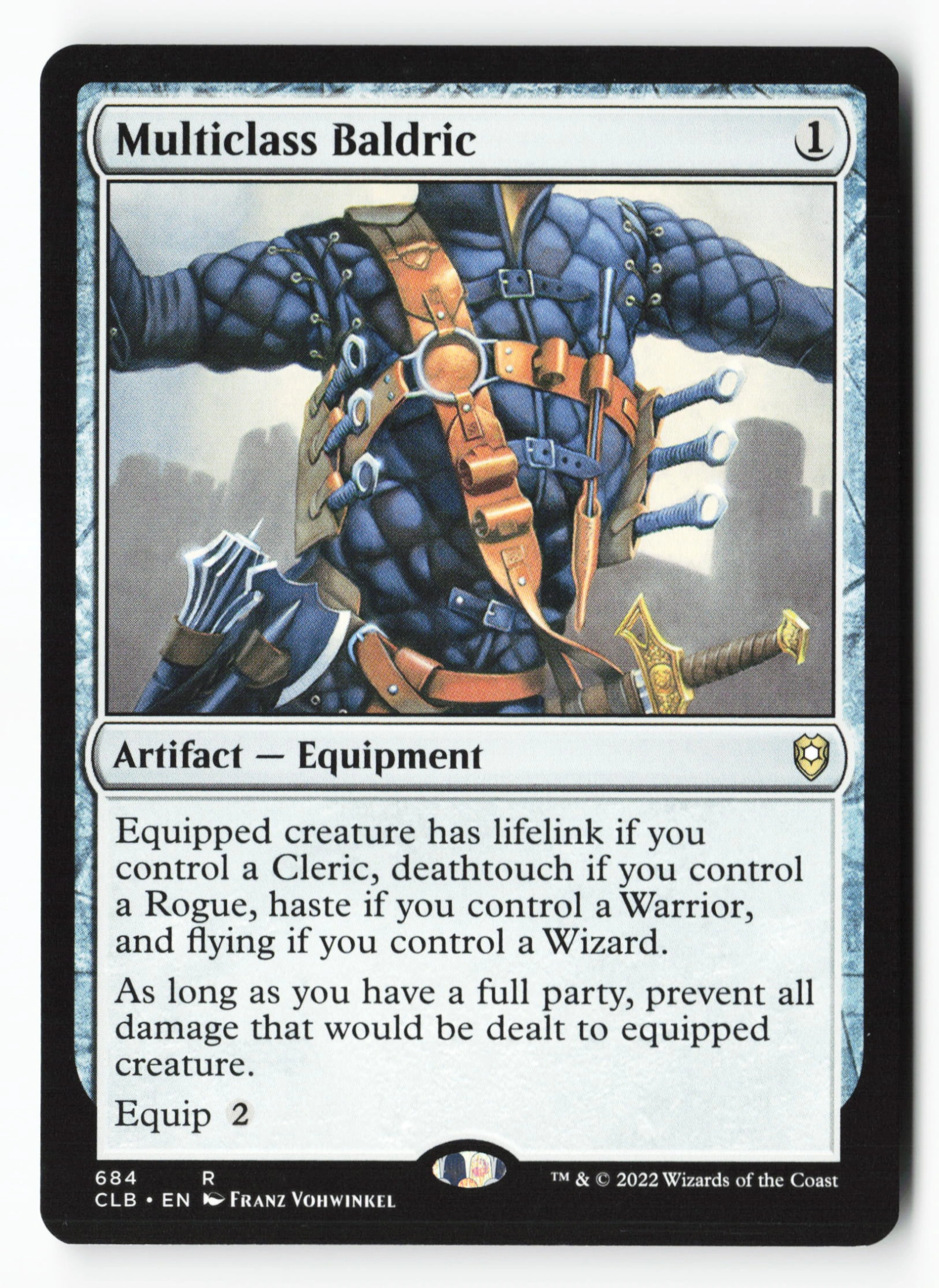Multiclass Baldric (CLB 684) — Voorkant