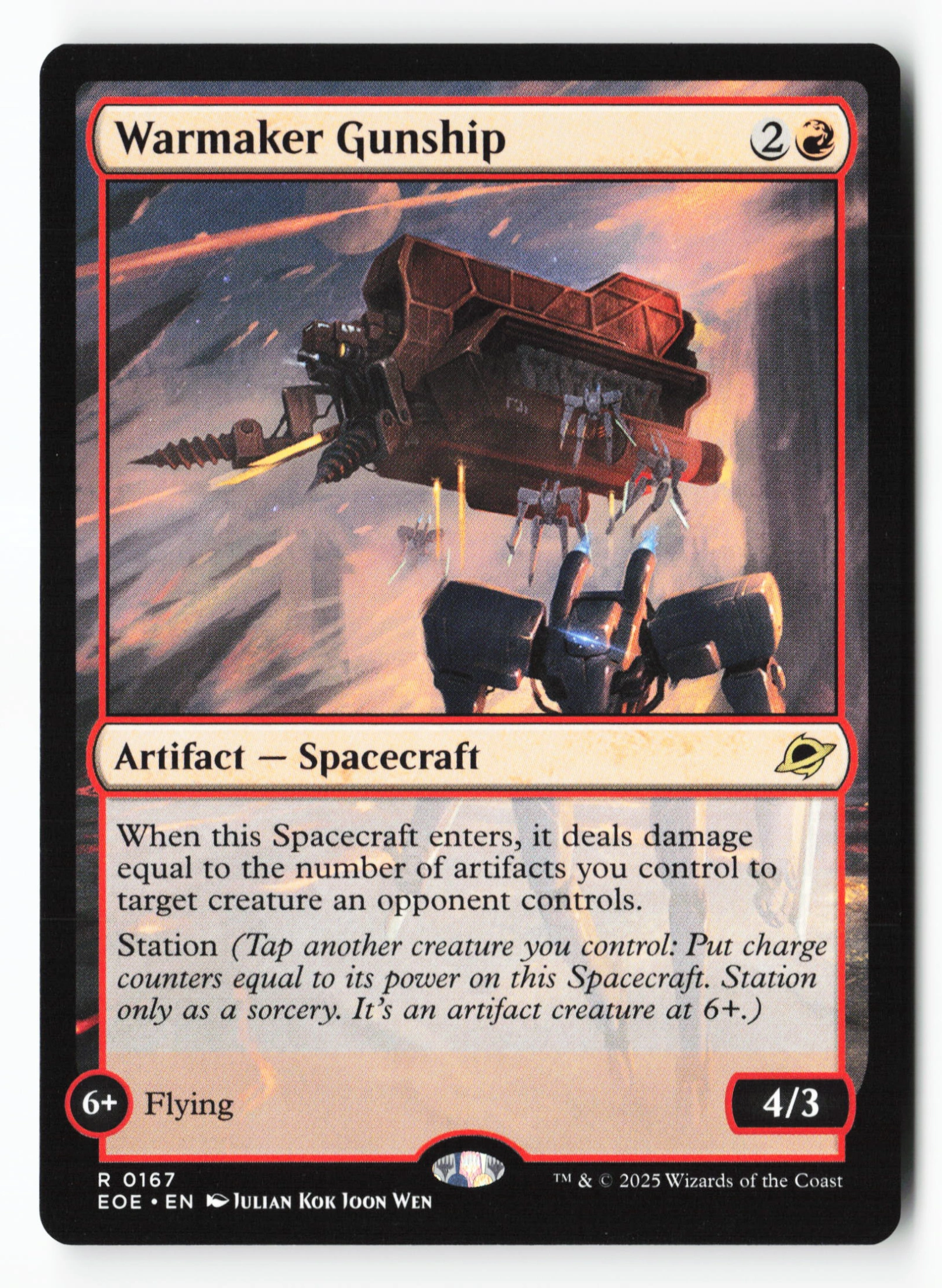 Warmaker Gunship (EOE 167) — Voorkant