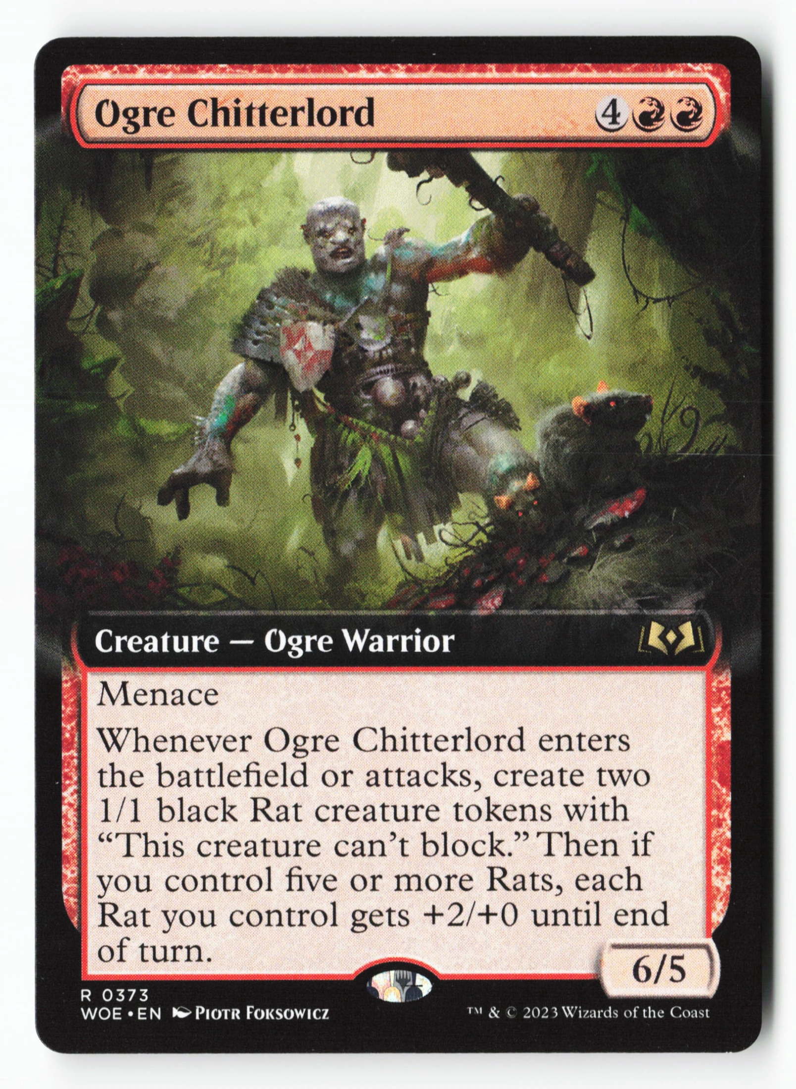 Ogre Chitterlord (WOE 373) — Voorkant