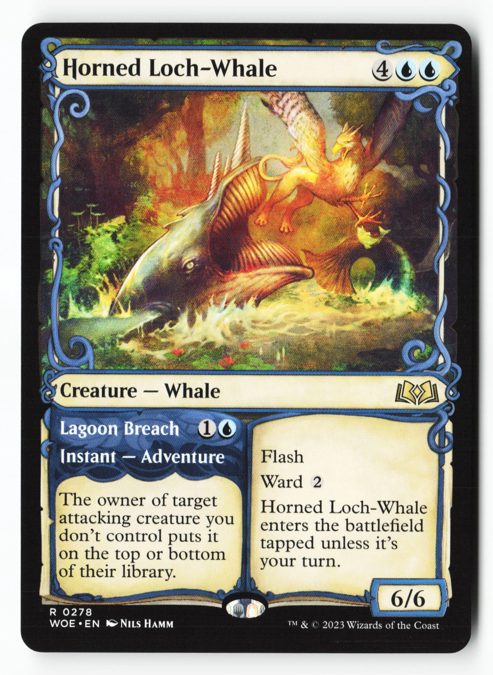 Horned Loch-Whale // Lagoon Breach (WOE 278) — Voorkant