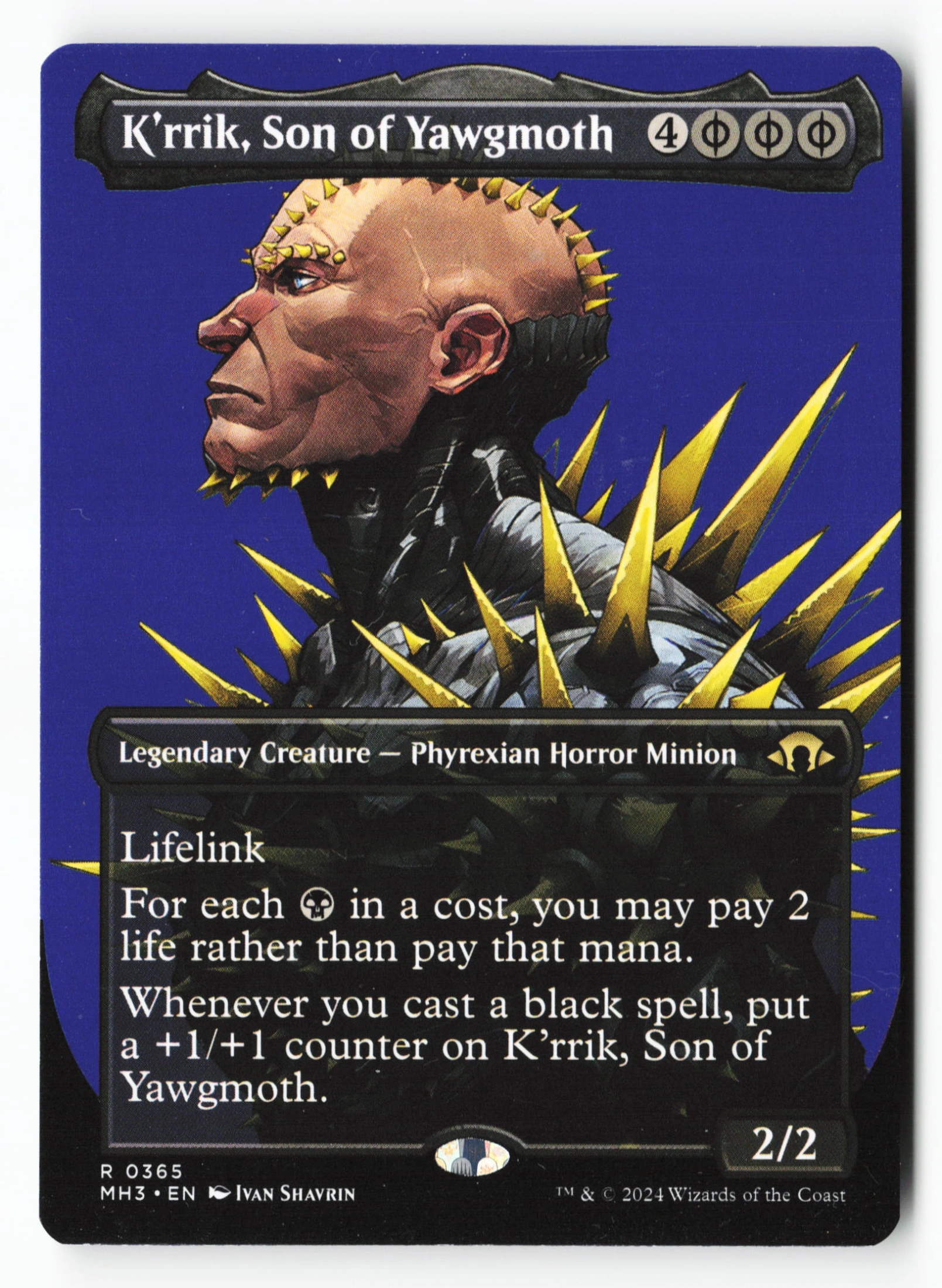 K'rrik, Son of Yawgmoth (MH3 365) — Voorkant