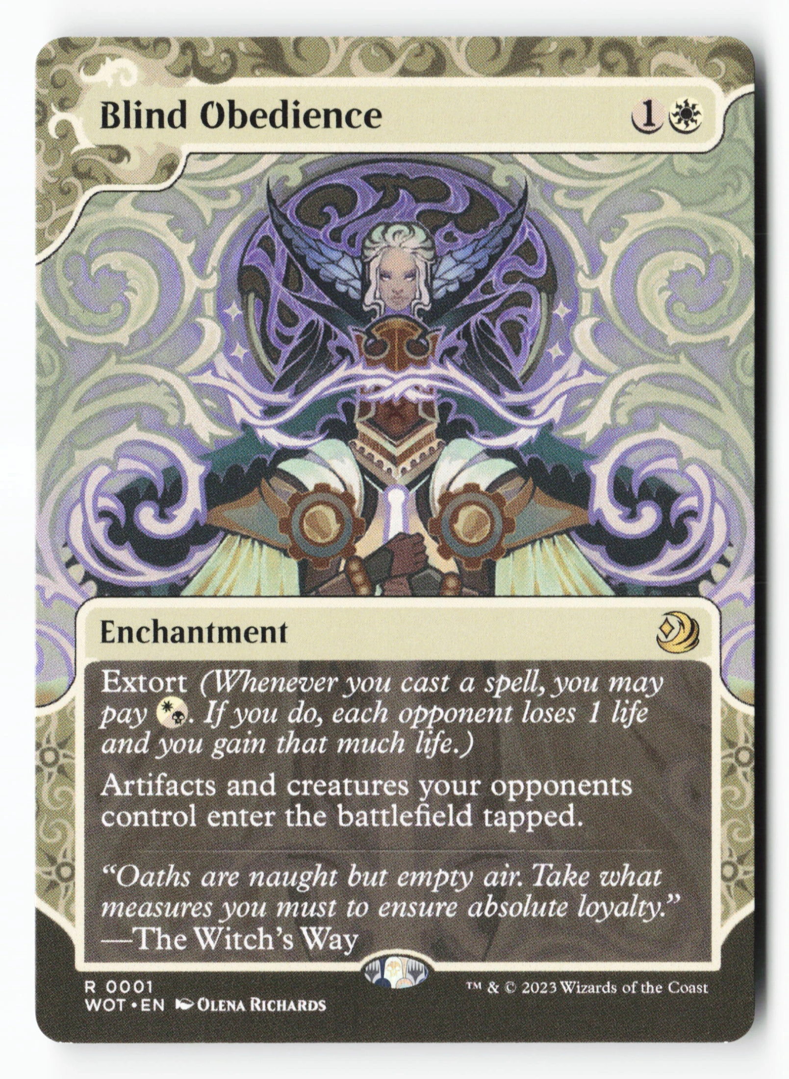 Blind Obedience (WOT 001) — Voorkant