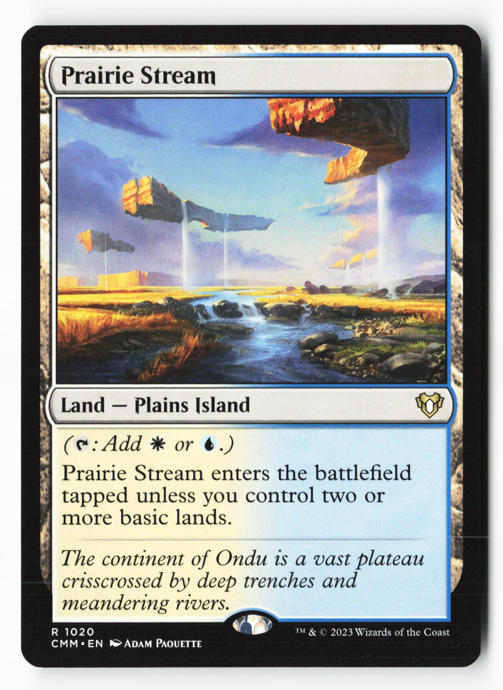 Prairie Stream (CMM 1020) — Voorkant