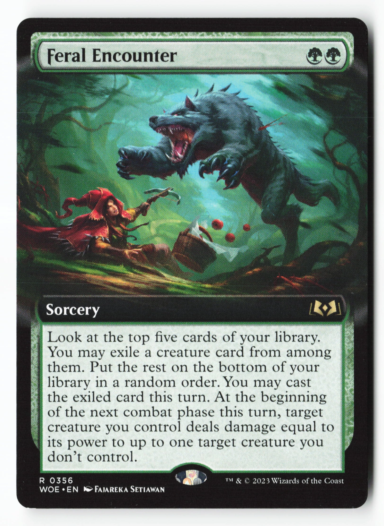 Feral Encounter (WOE 356) — Voorkant