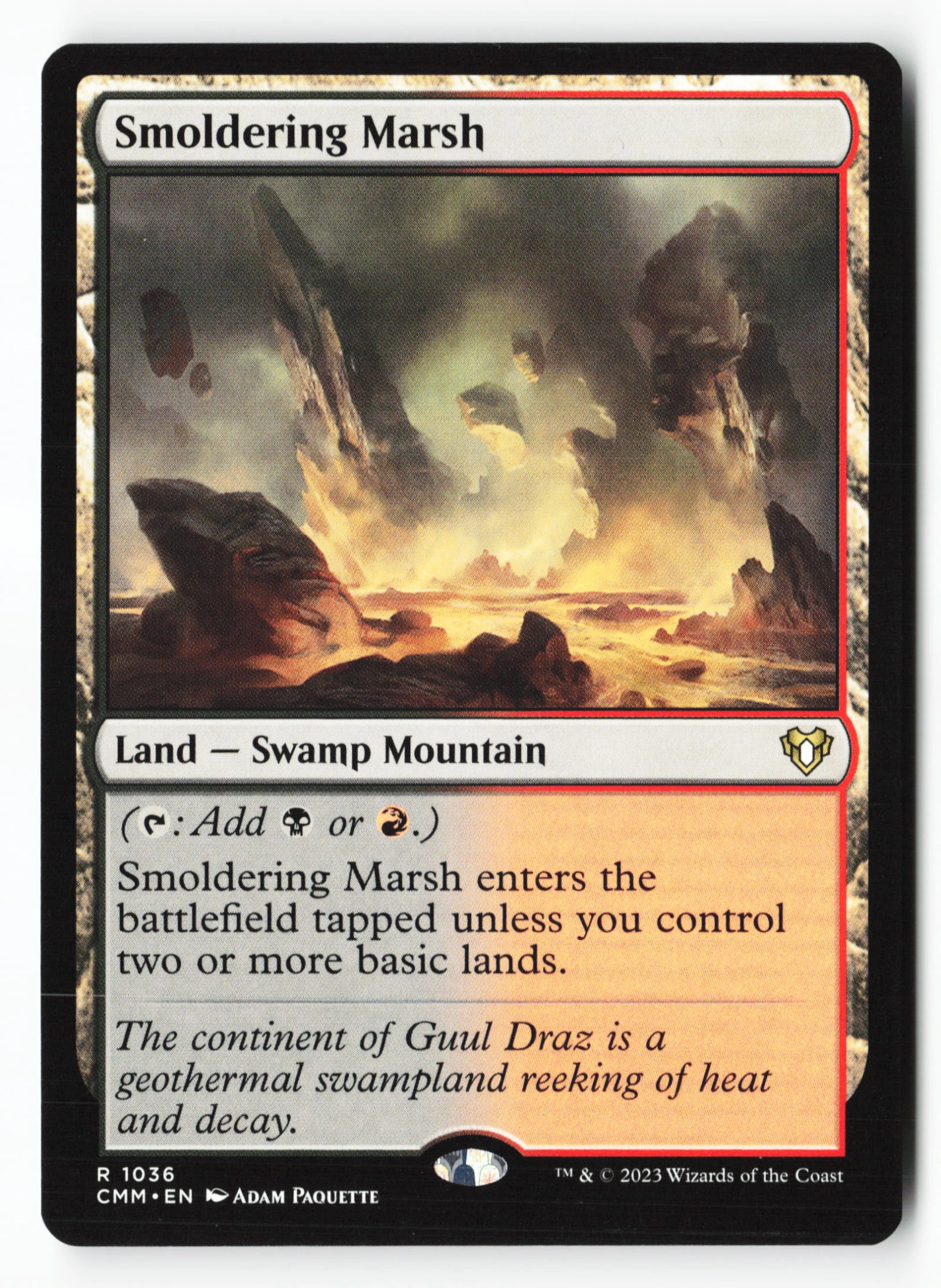 Smoldering Marsh (CMM 1036) — Voorkant