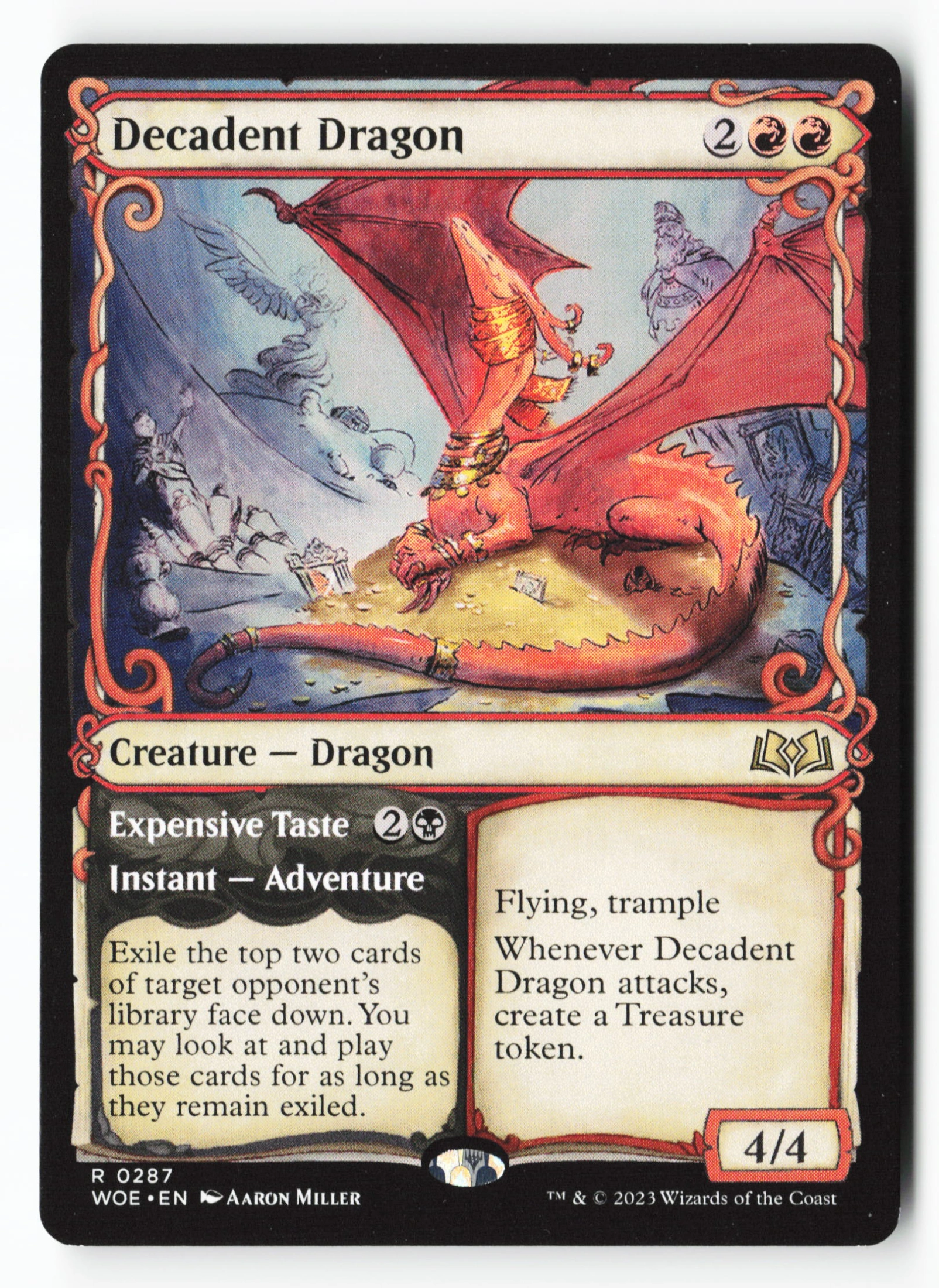 Decadent Dragon // Expensive Taste (WOE 287) — Voorkant