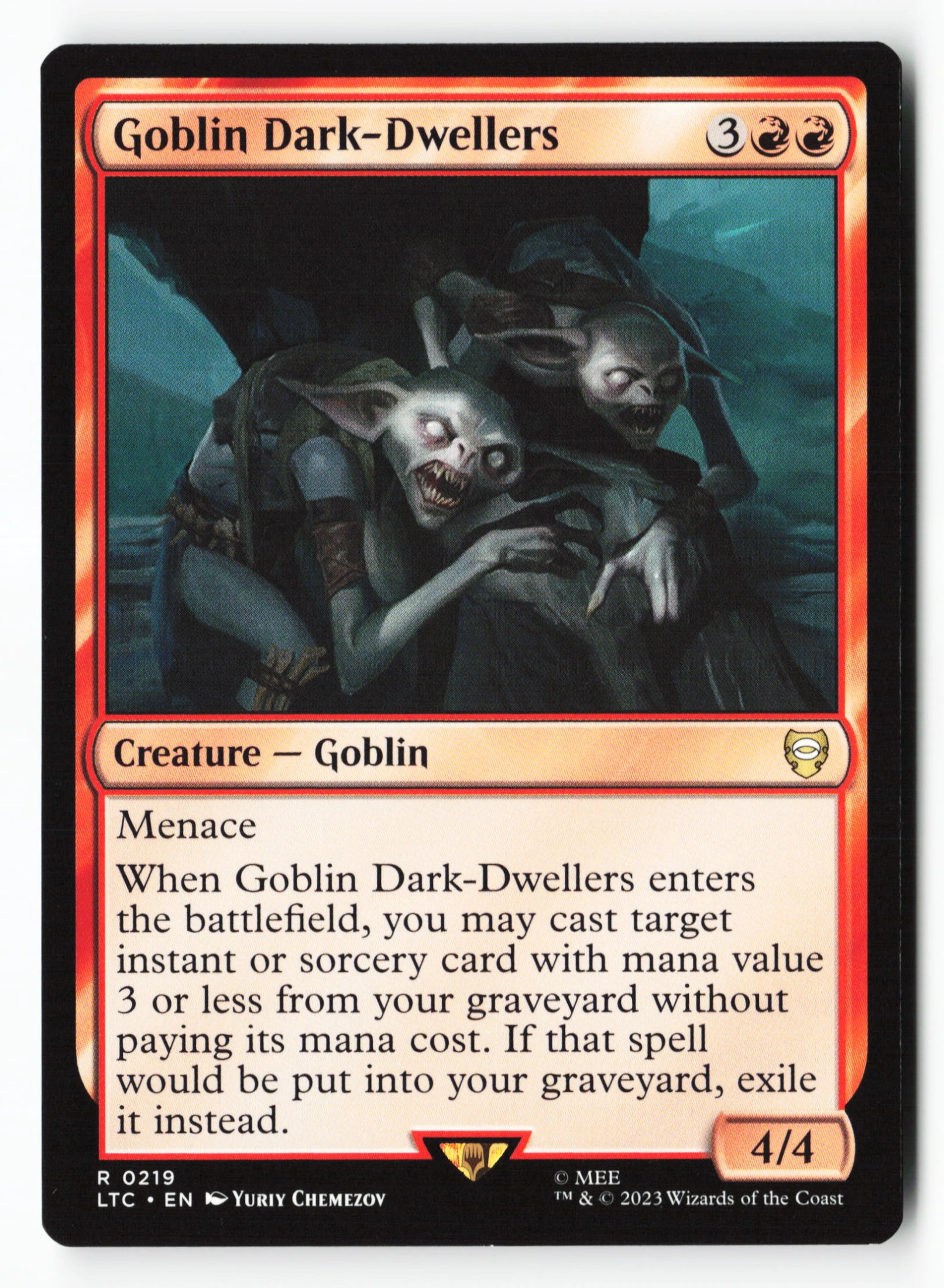 Goblin Dark-Dwellers (LTC 219) — Voorkant