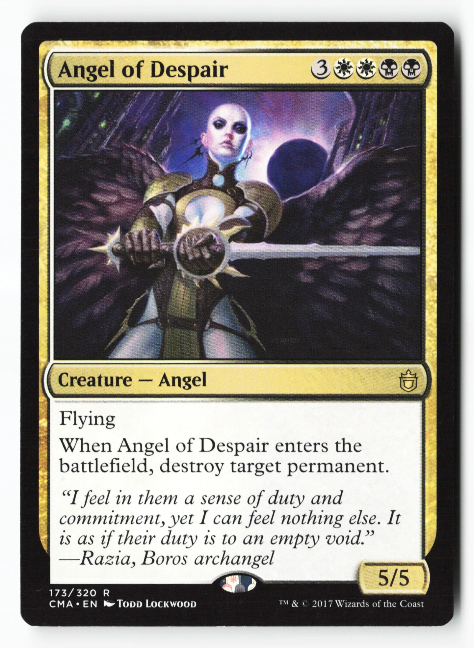 Angel of Despair (CMA 173) — Voorkant