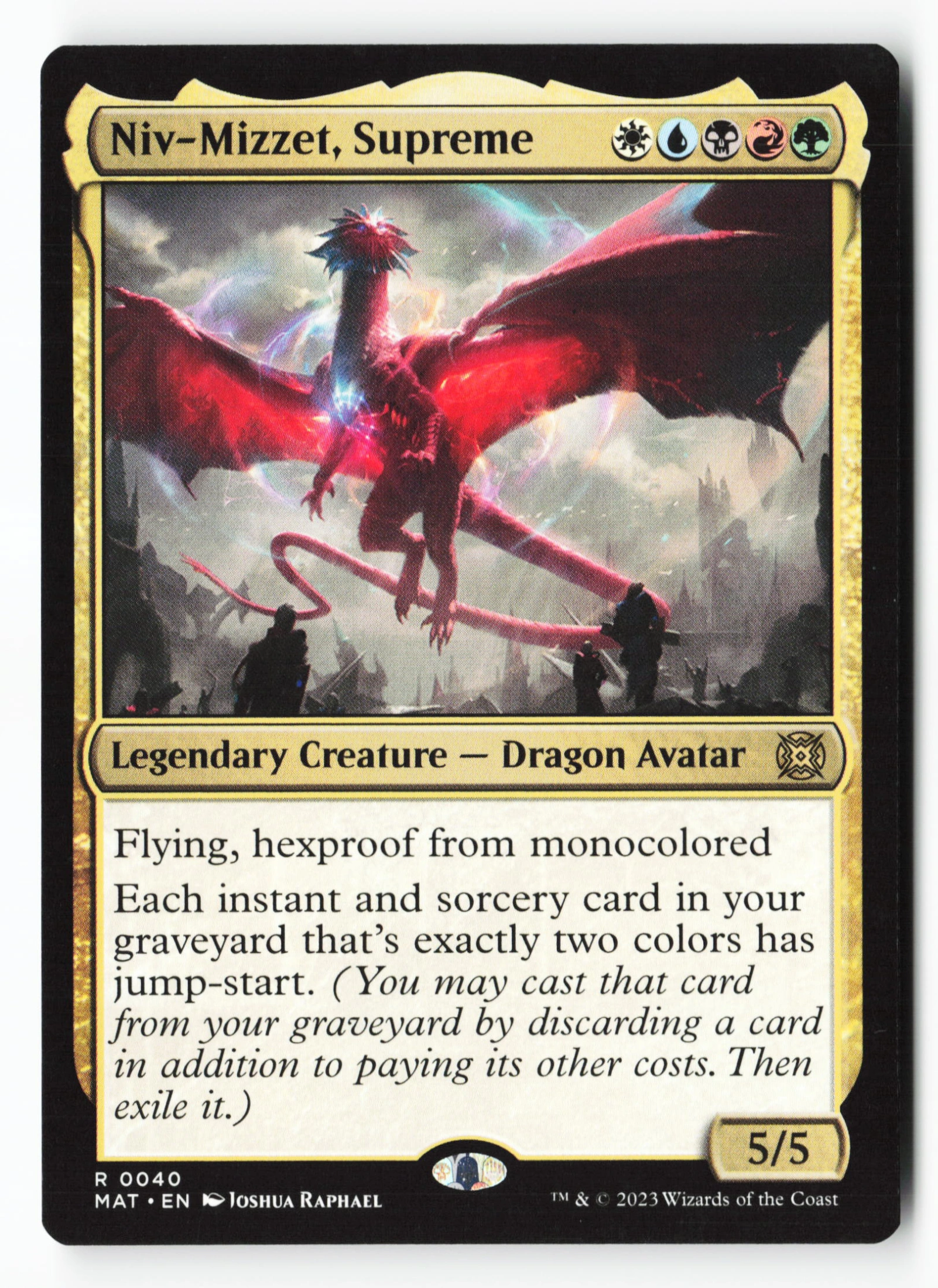 Niv-Mizzet, Supreme (MAT 040) — Voorkant