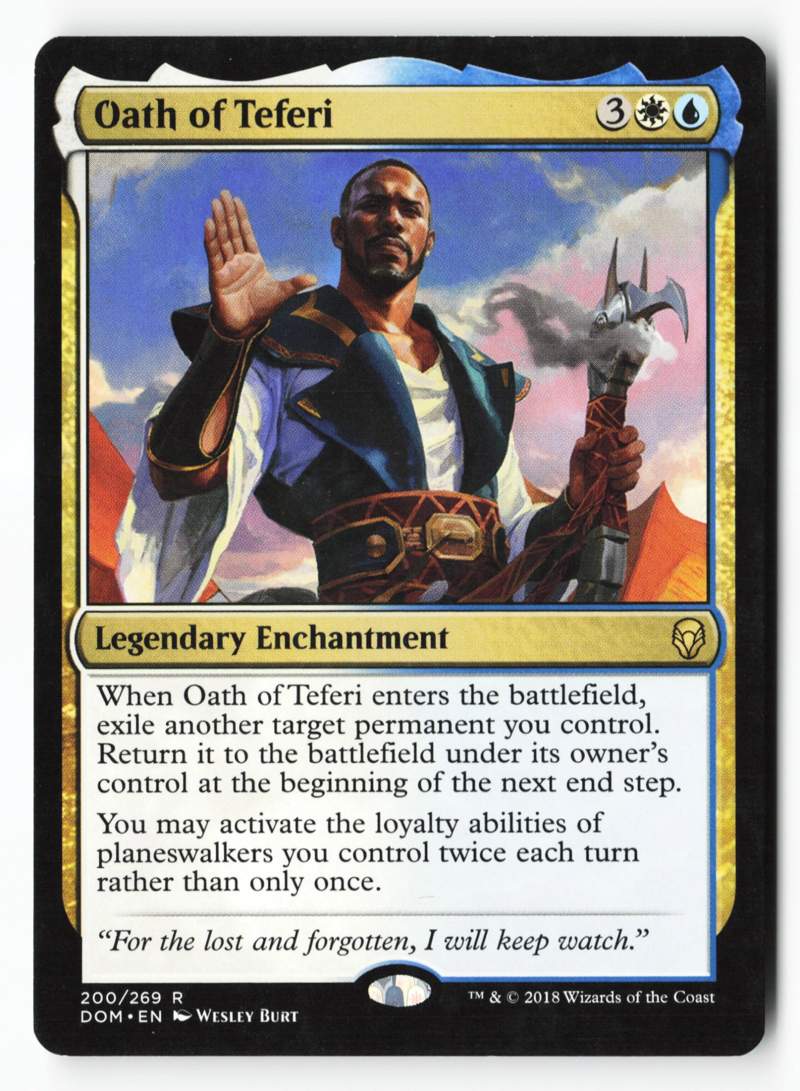 Oath of Teferi (DOM 200) — Voorkant