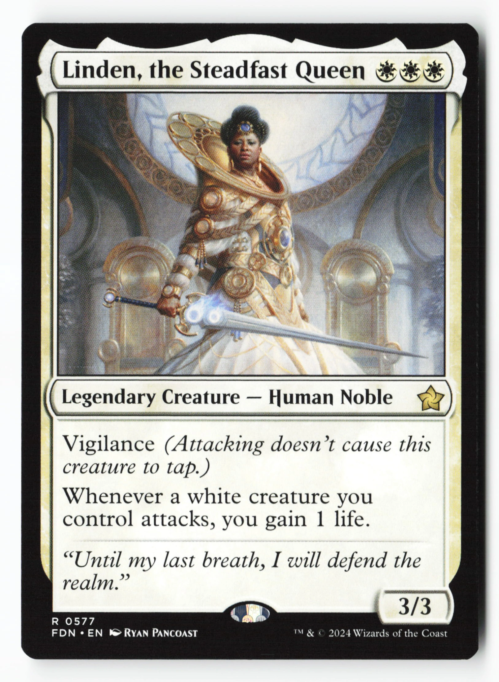 Linden, the Steadfast Queen (FDN 577) — Voorkant