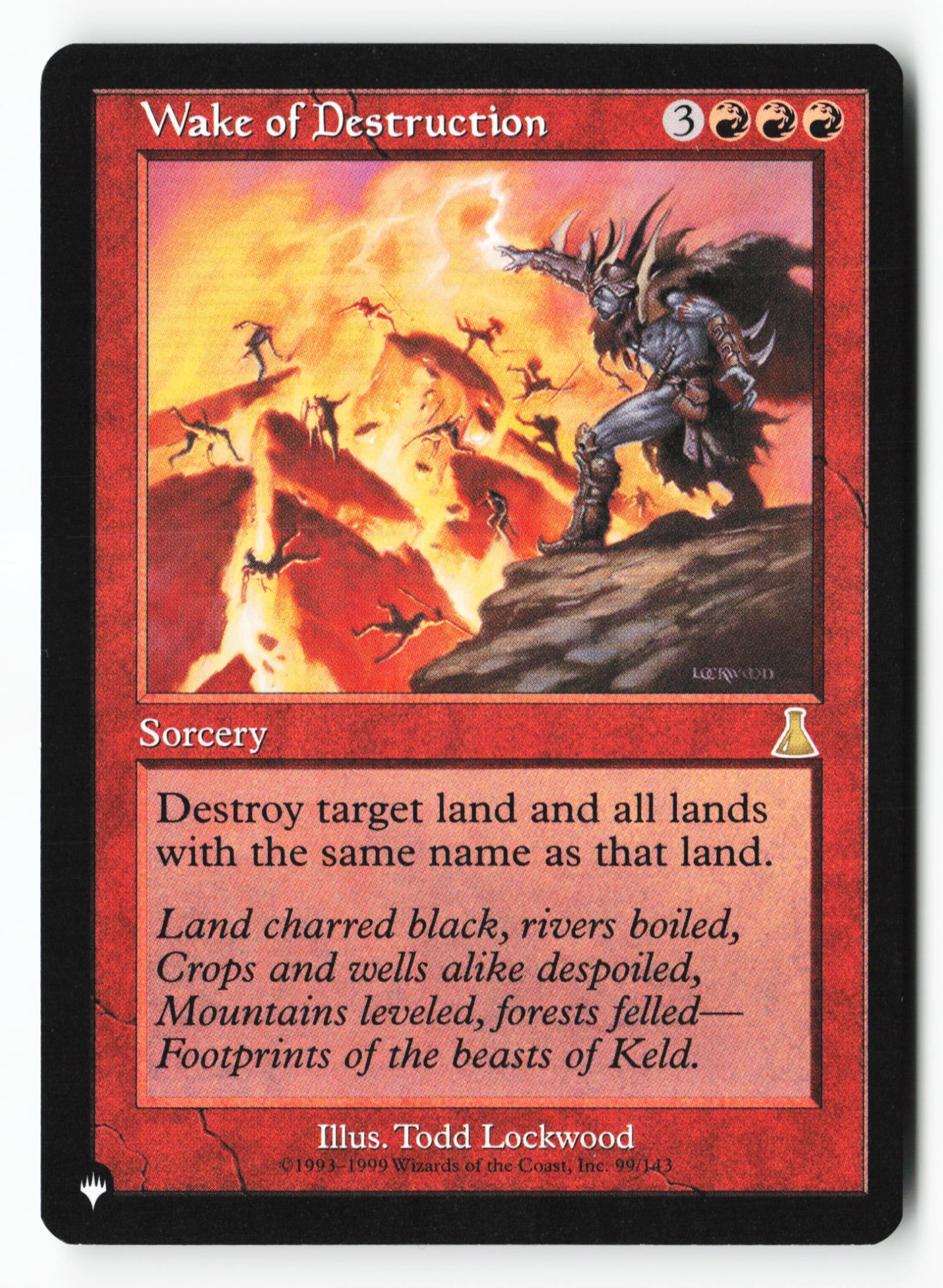 Wake of Destruction (UDS 099) — Voorkant