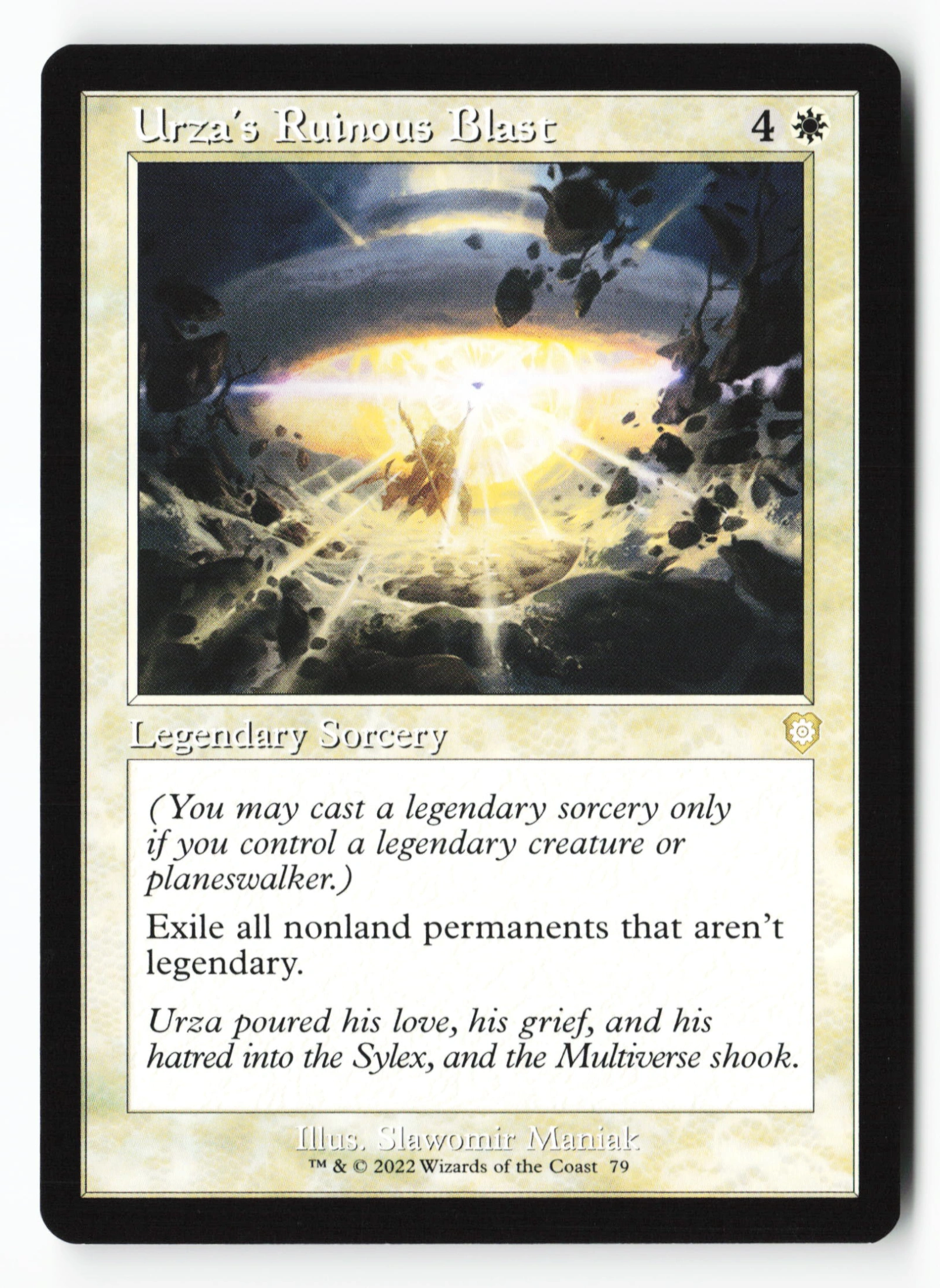 Urza's Ruinous Blast (BRC 079) — Voorkant