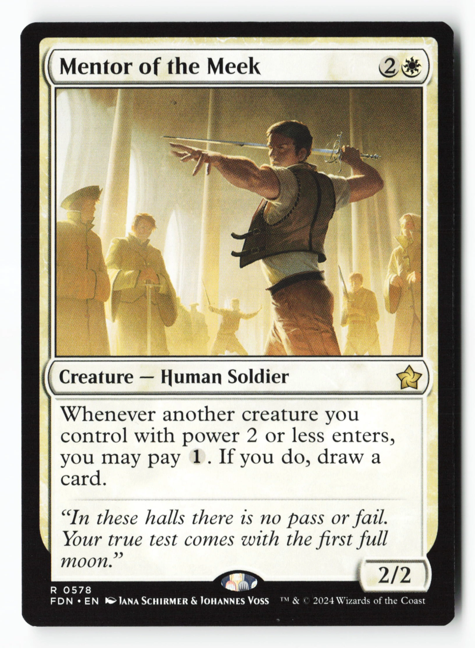 Mentor of the Meek (FDN 578) — Voorkant