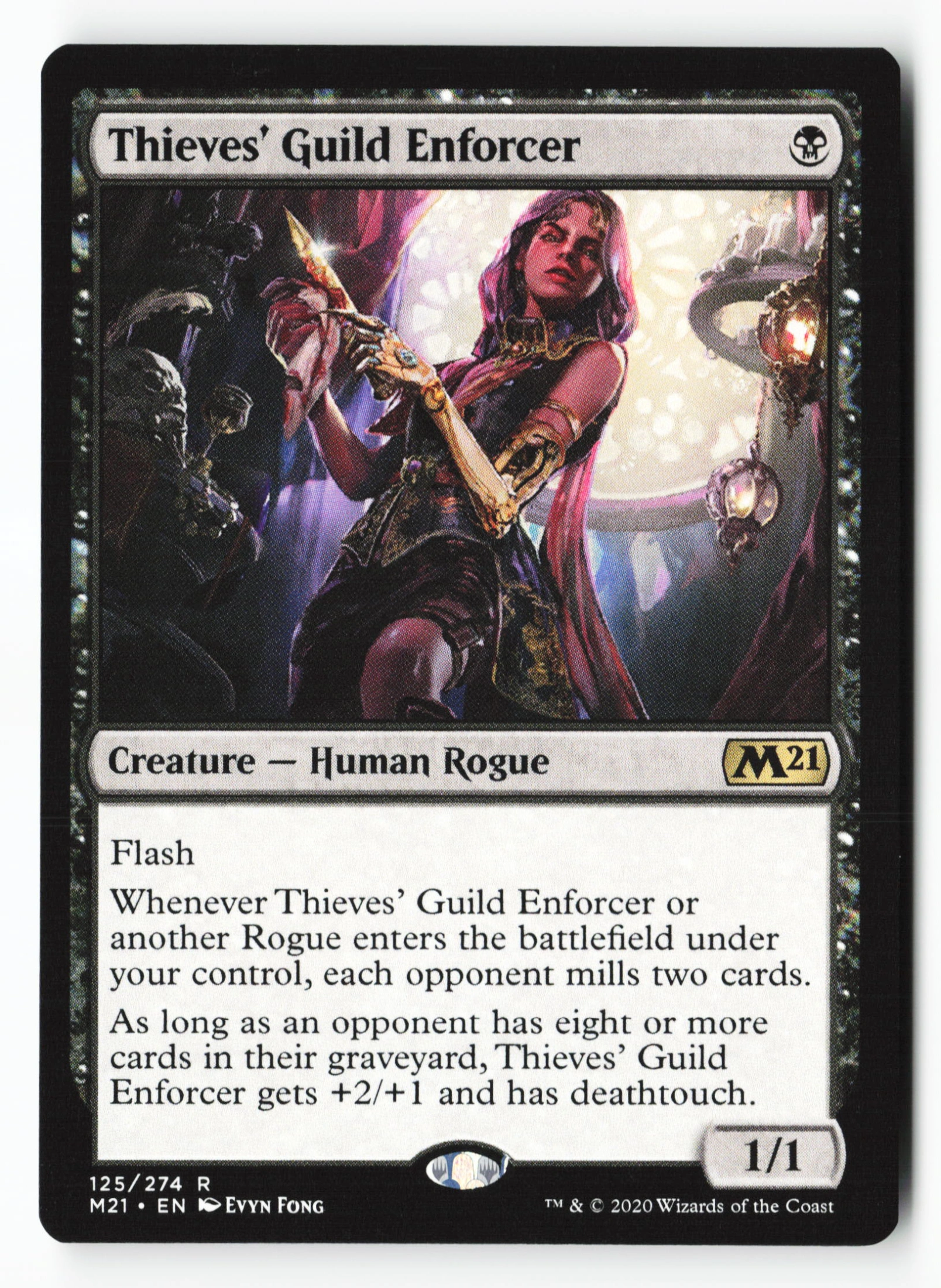 Thieves' Guild Enforcer (M21 125) — Voorkant