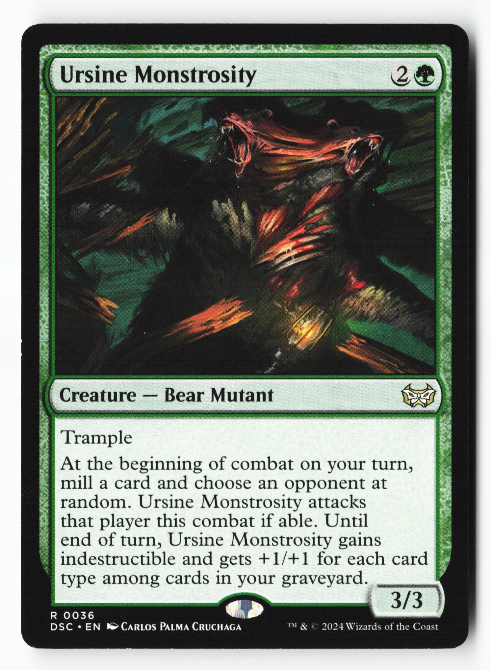 Ursine Monstrosity (DSC 036) — Voorkant