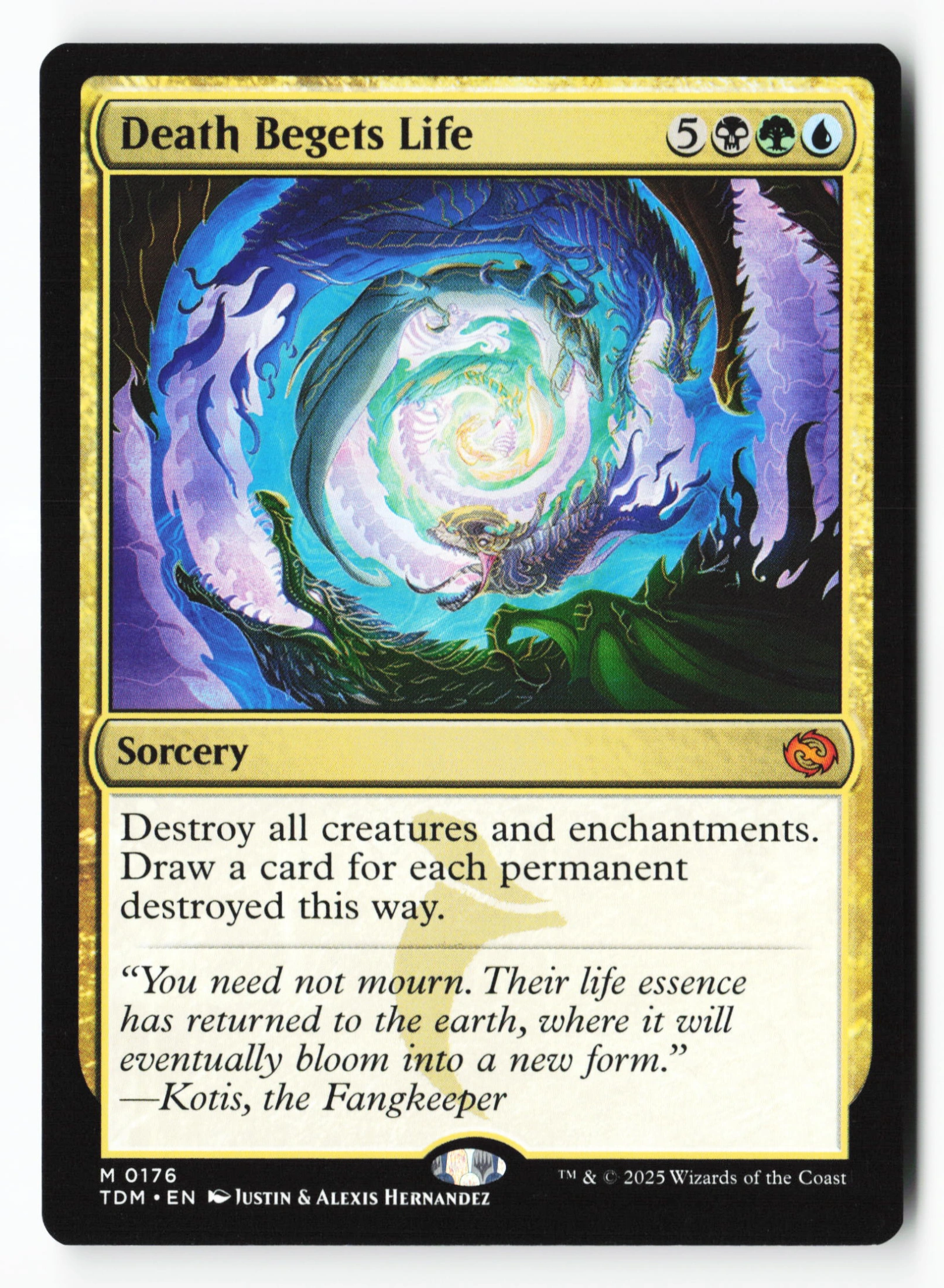 Death Begets Life (TDM 176) — Voorkant
