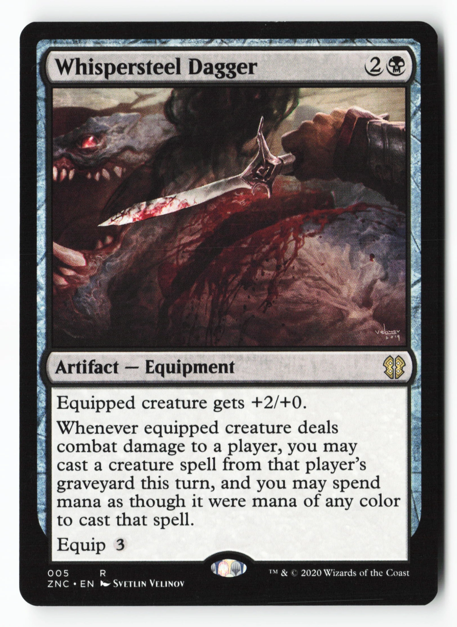 Whispersteel Dagger (ZNC 005) — Voorkant