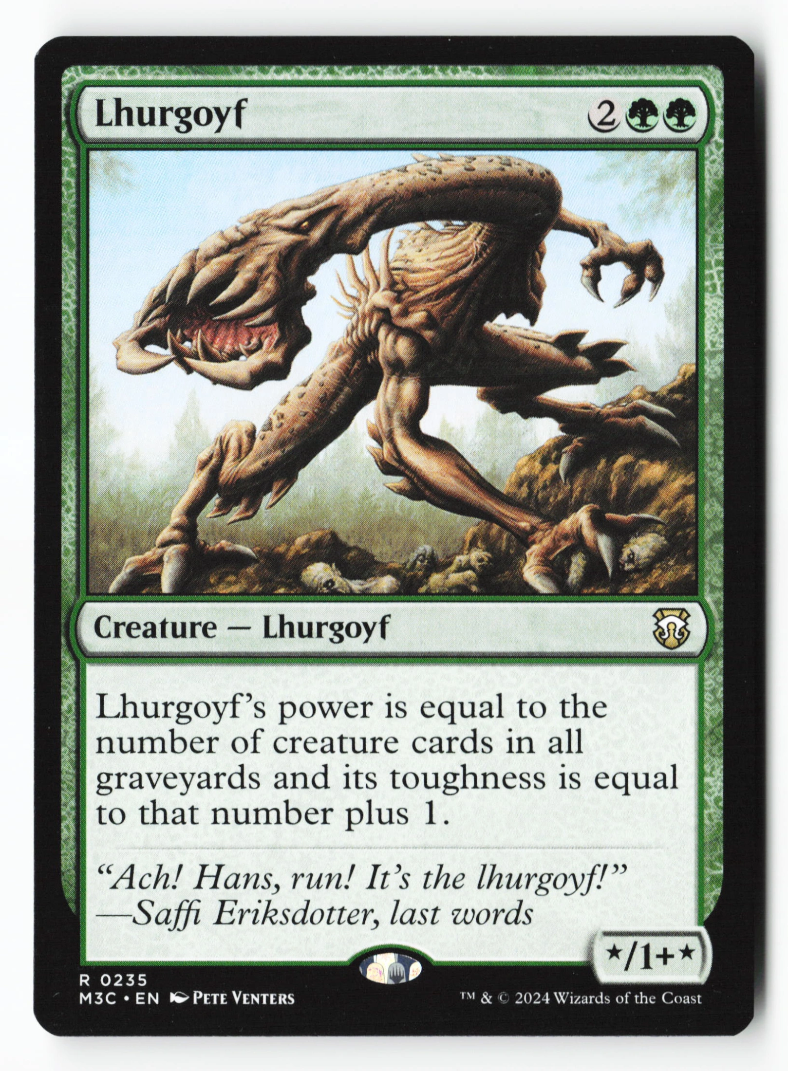 Lhurgoyf (M3C 235) — Voorkant