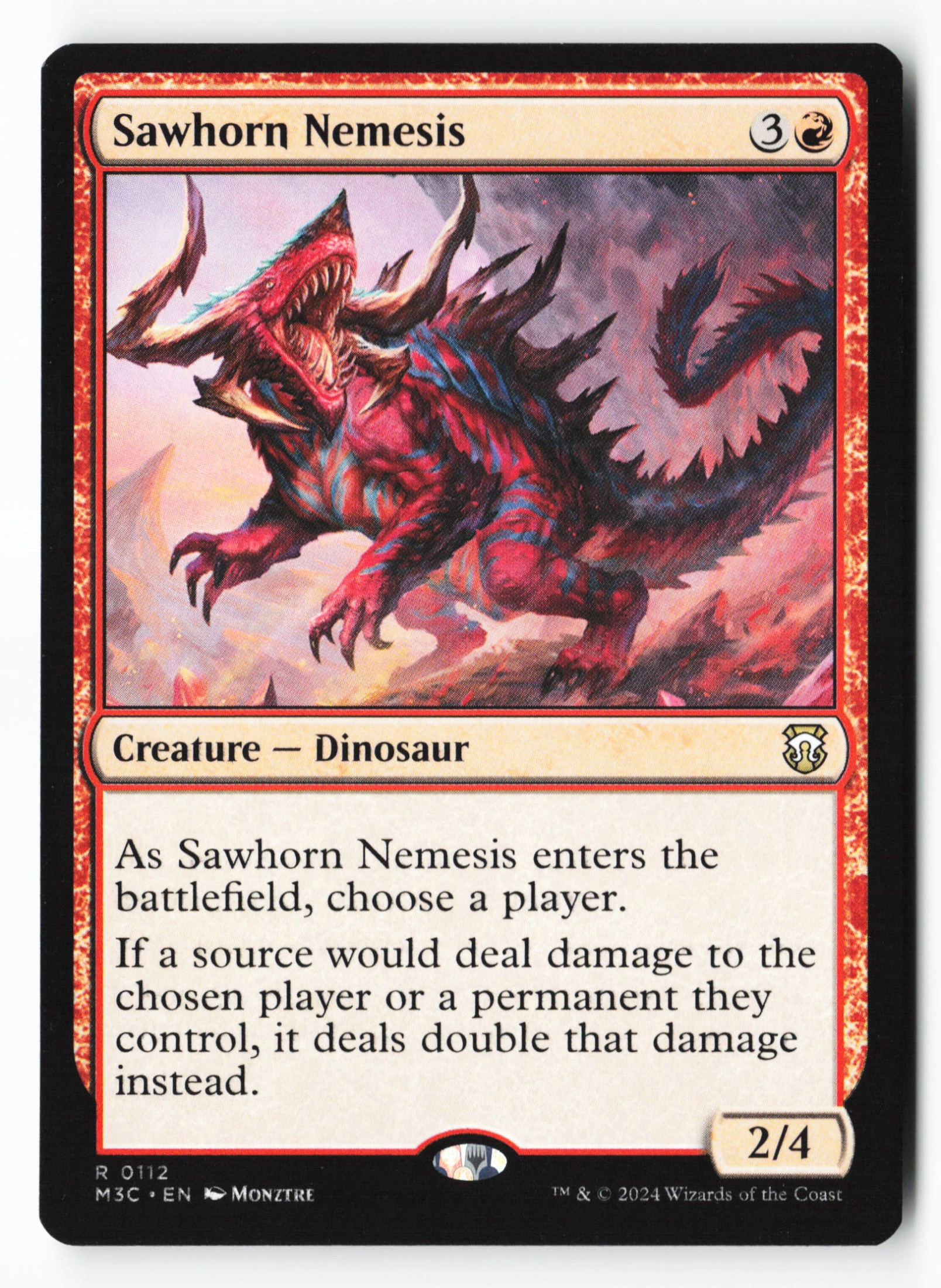 Sawhorn Nemesis (M3C 112) — Voorkant