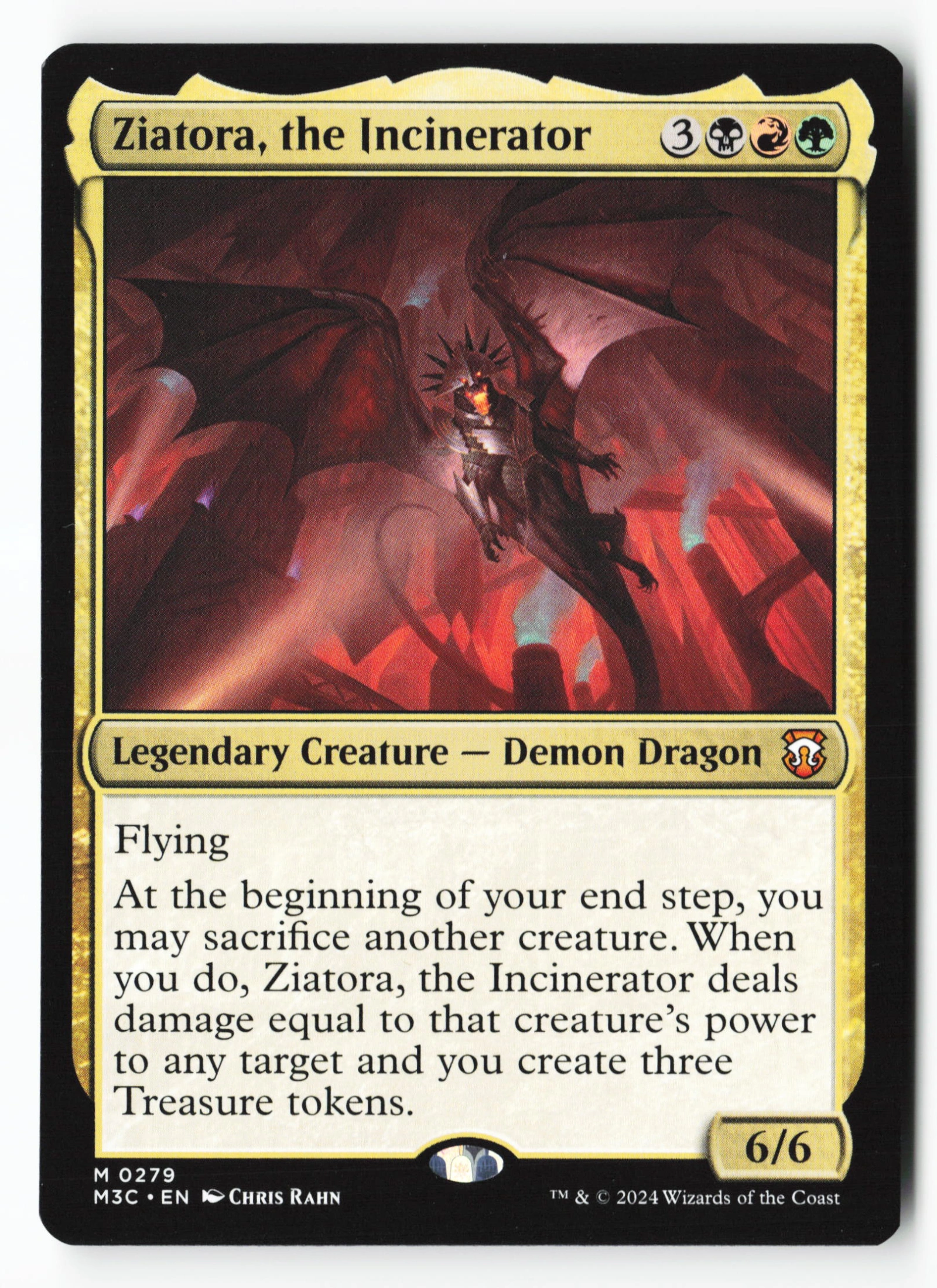 Ziatora, the Incinerator (M3C 279) — Voorkant