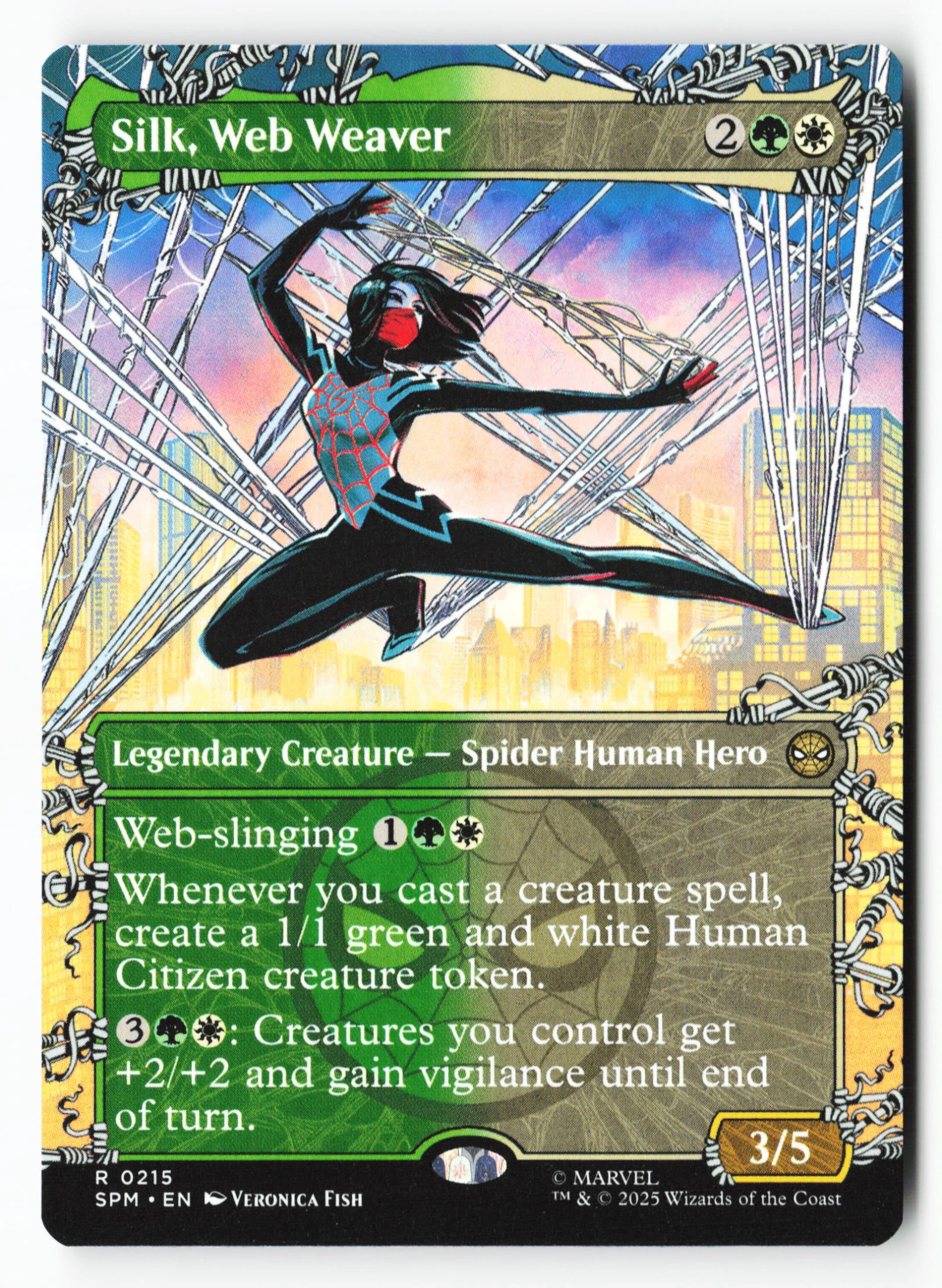 Silk, Web Weaver (SPM 215) — Voorkant