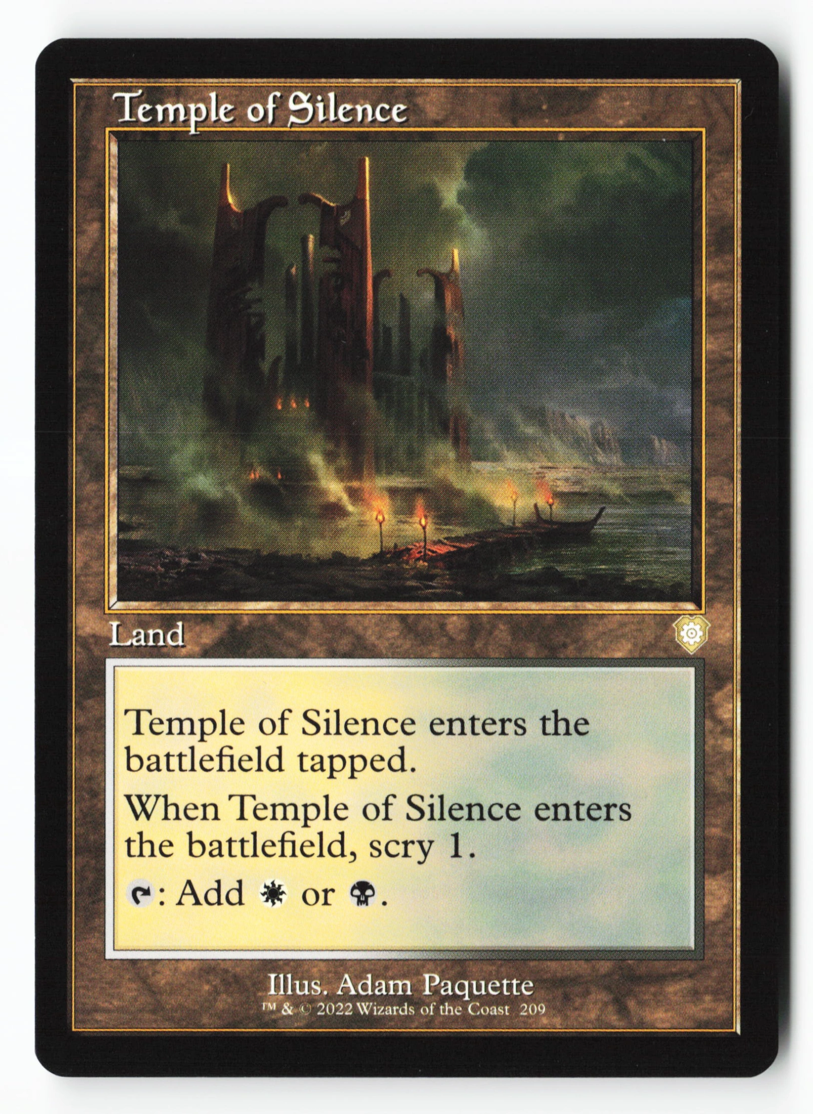 Temple of Silence (BRC 209) — Voorkant