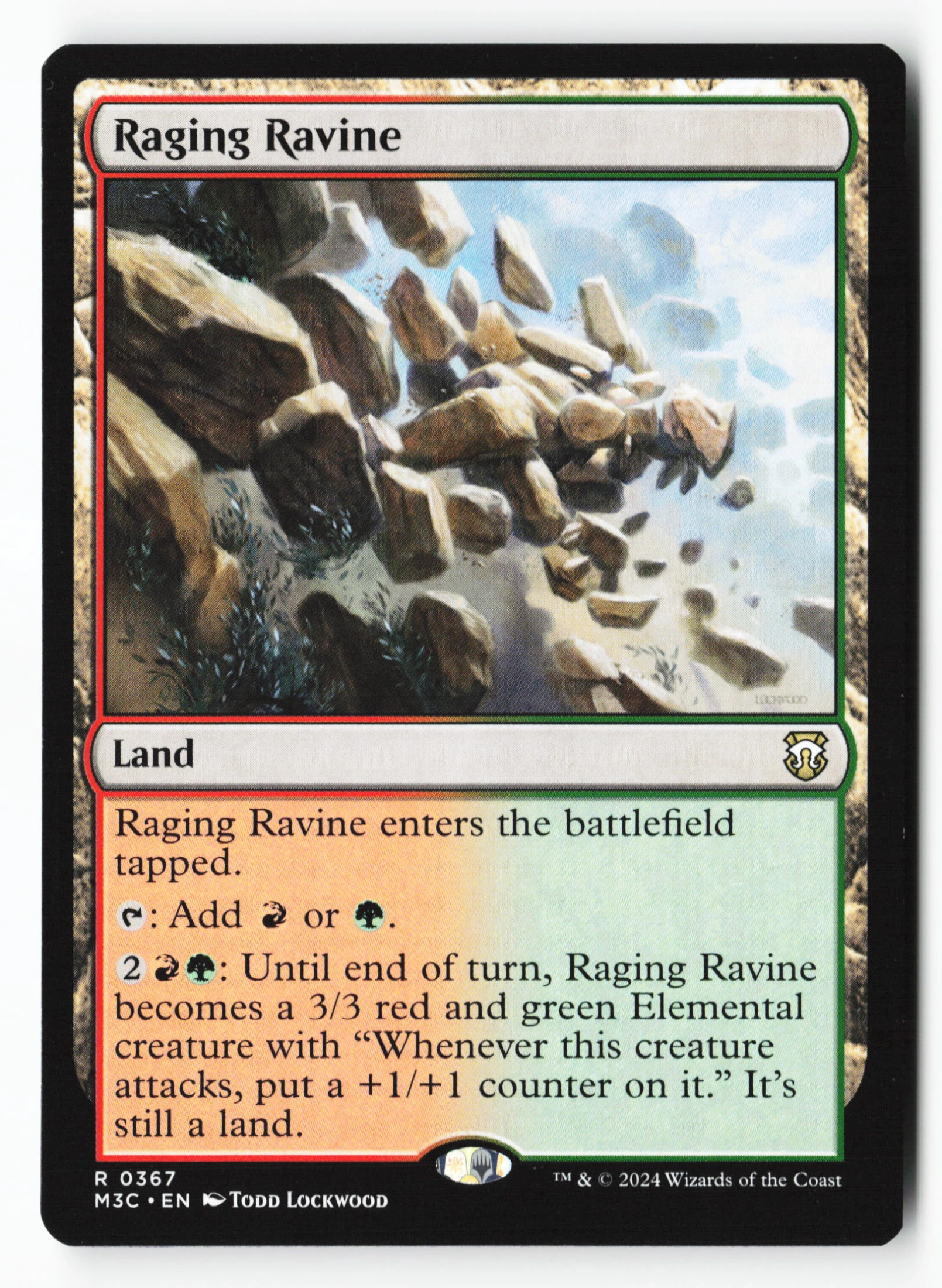 Raging Ravine (M3C 367) — Voorkant