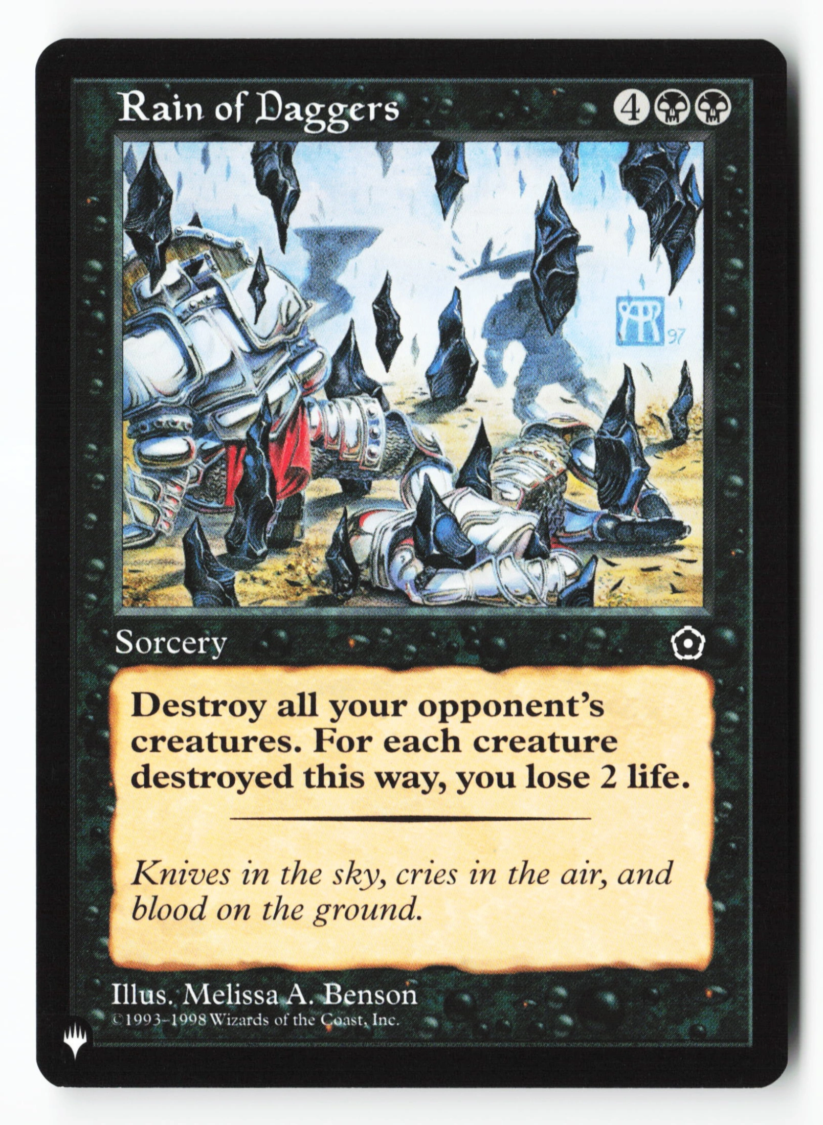 Rain of Daggers (P02 085) — Voorkant