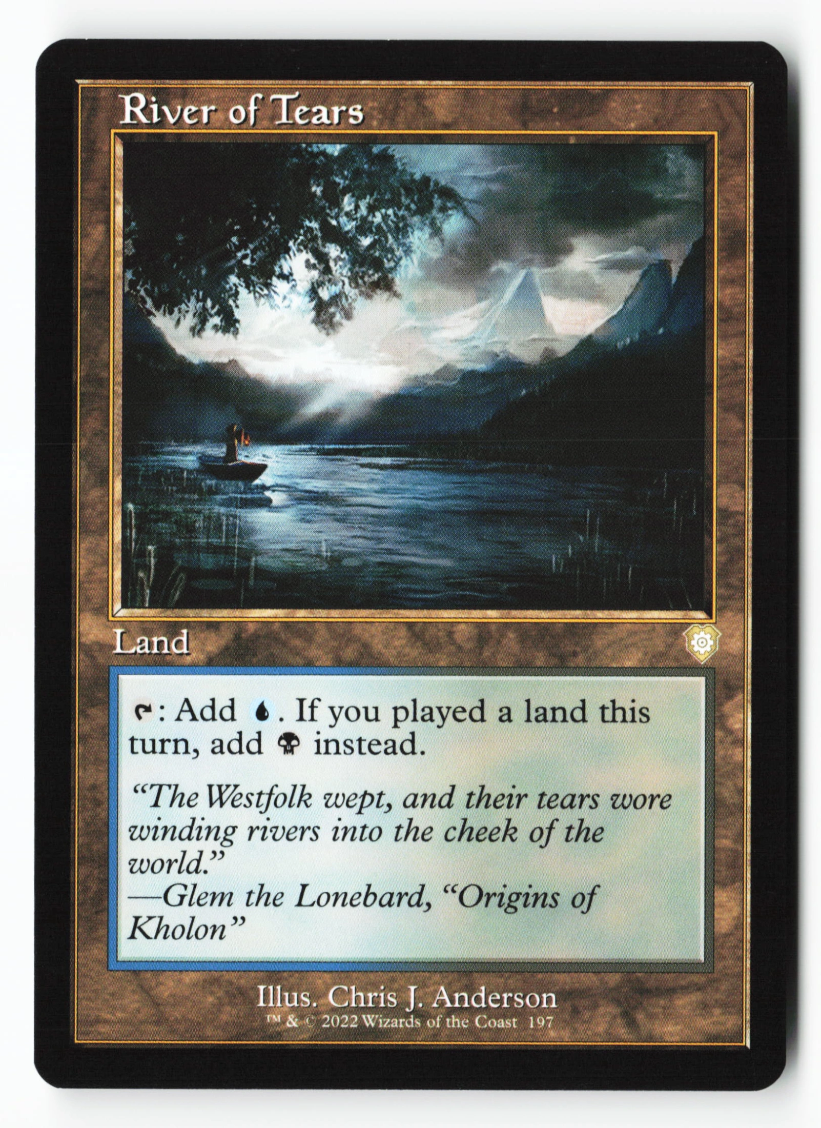 River of Tears (BRC 197) — Voorkant