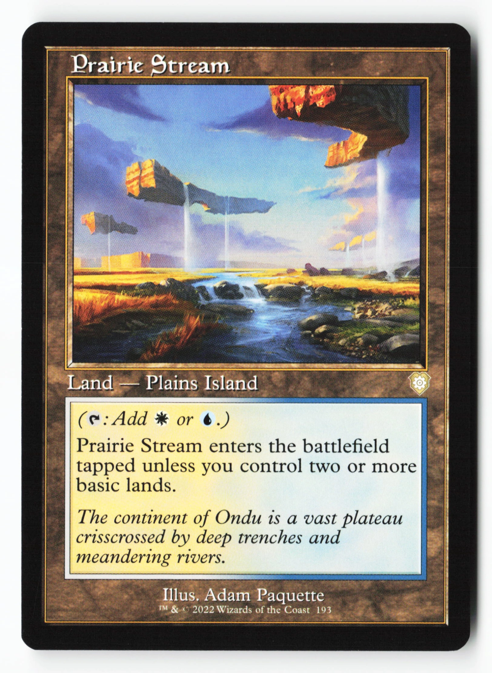 Prairie Stream (BRC 193) — Voorkant