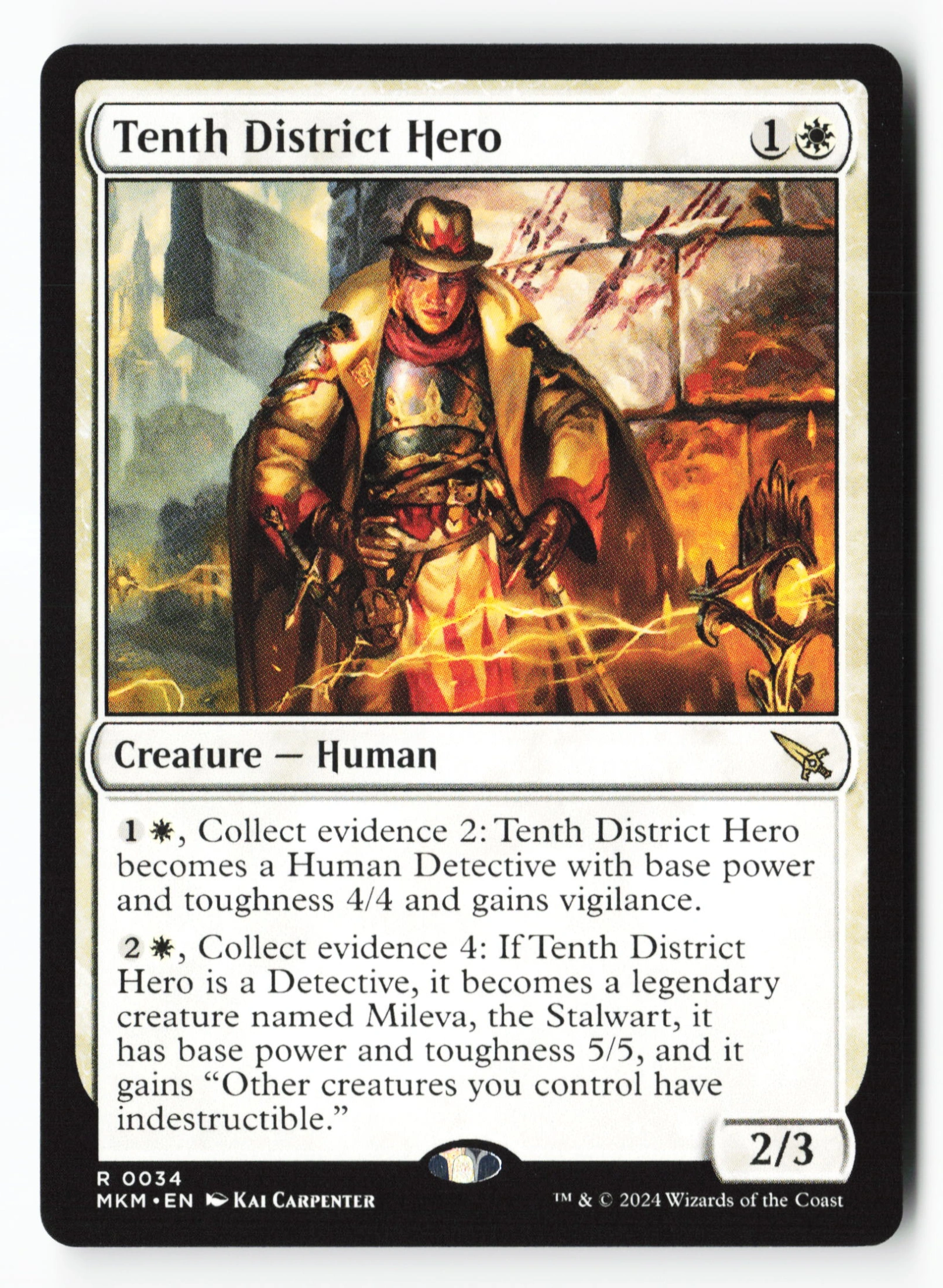 Tenth District Hero (MKM 034) — Voorkant