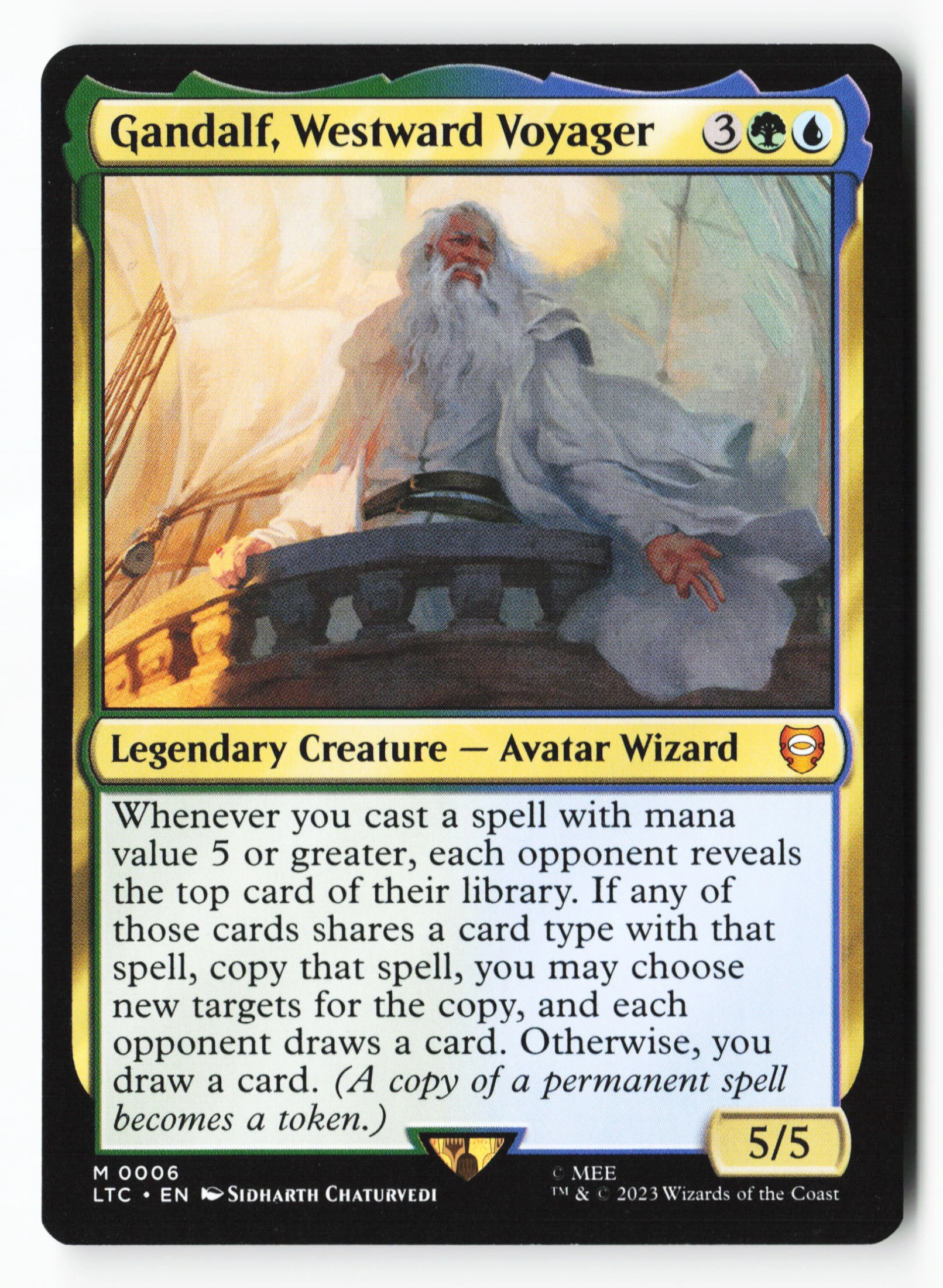 Gandalf, Westward Voyager (LTC 006) — Voorkant