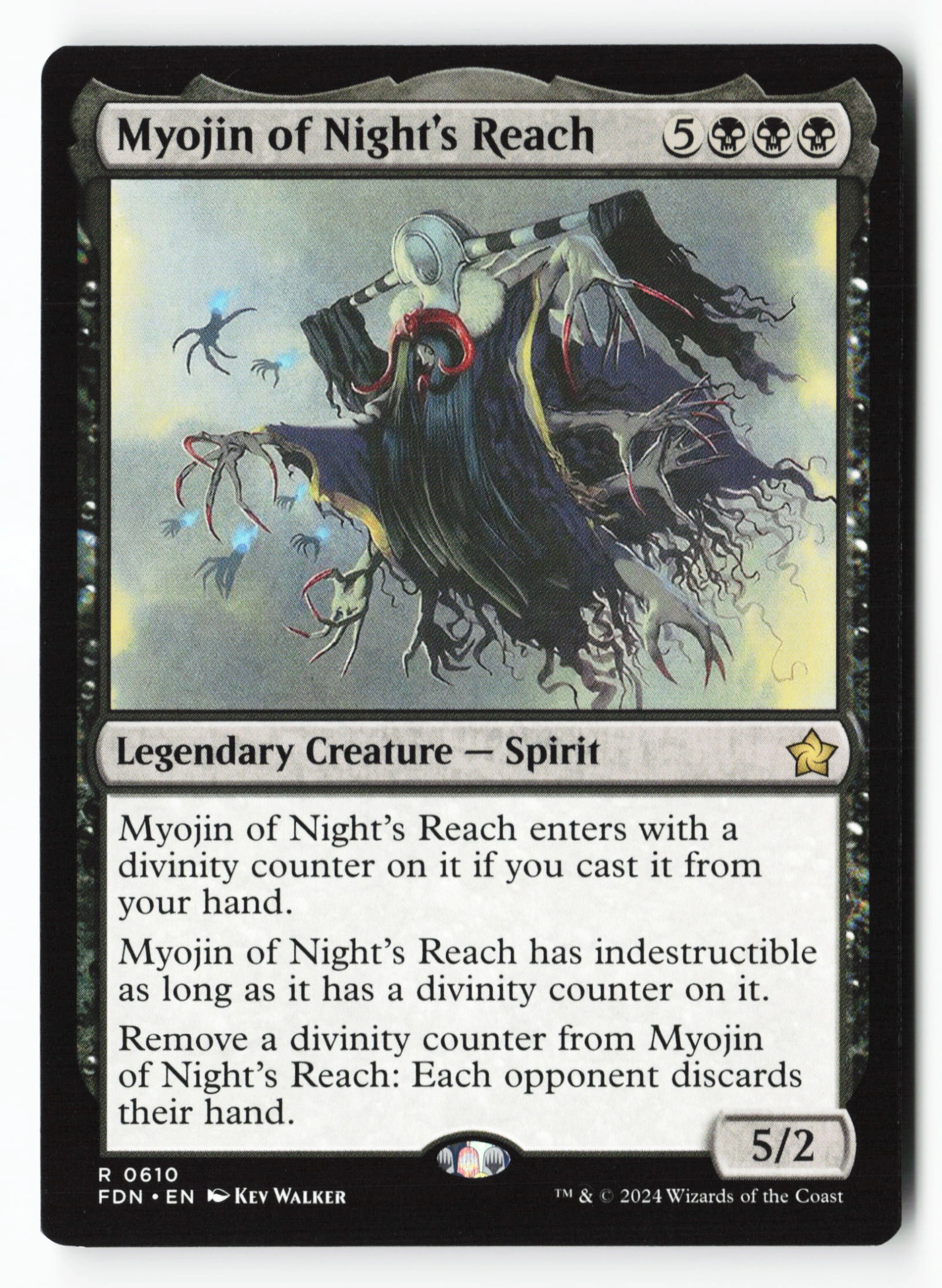 Myojin of Night's Reach (FDN 610) — Voorkant