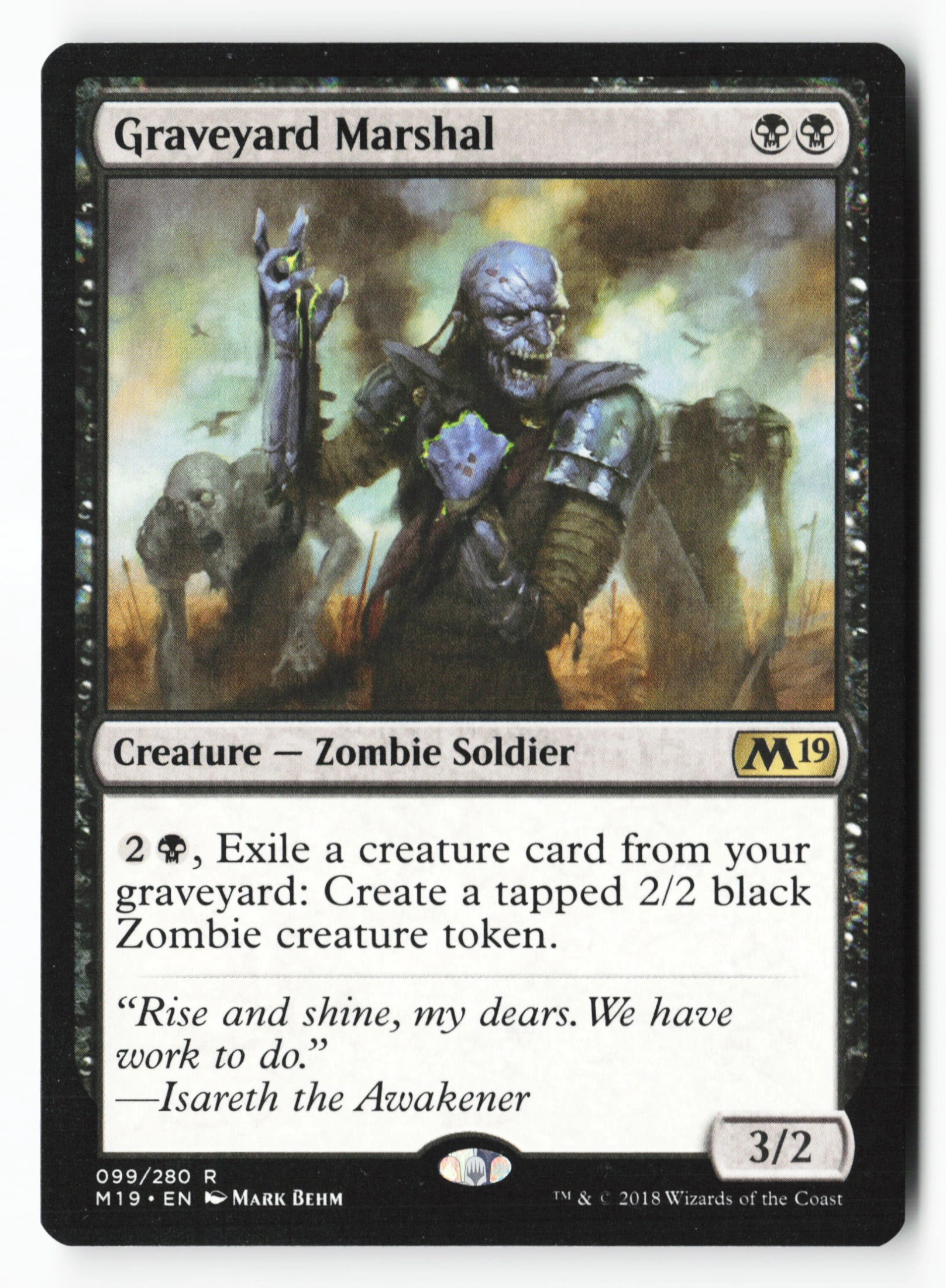 Graveyard Marshal (M19 099) — Voorkant