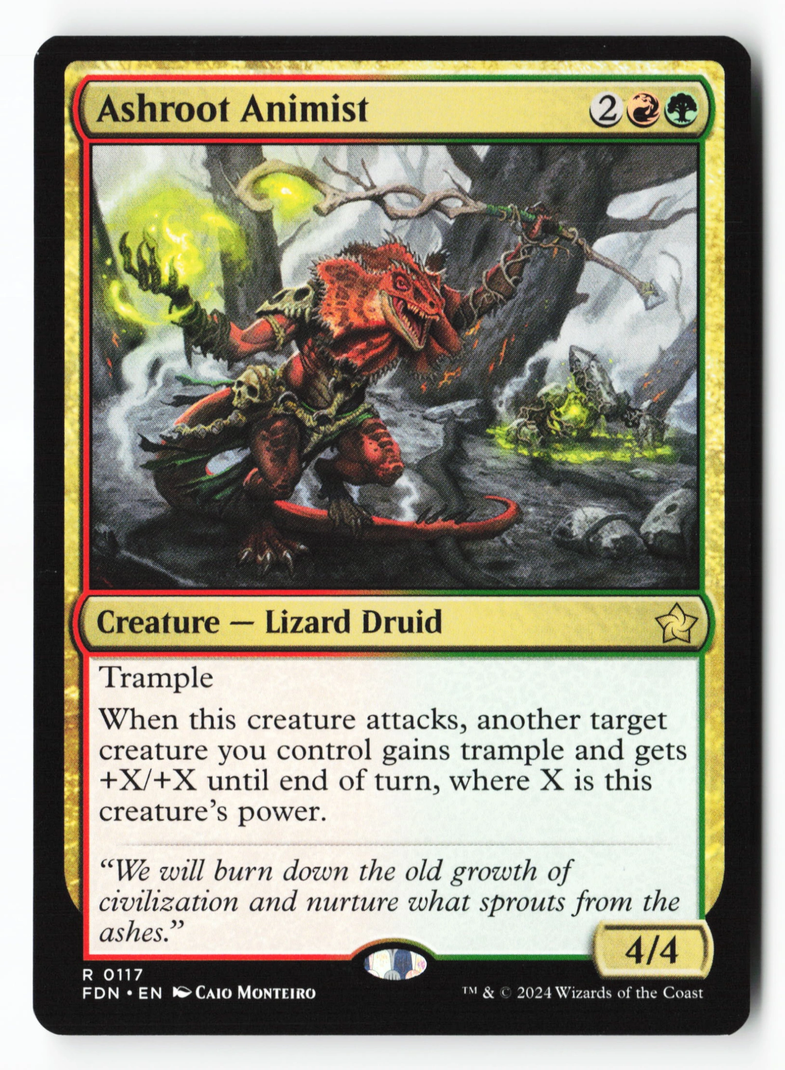 Ashroot Animist (FDN 117) — Voorkant
