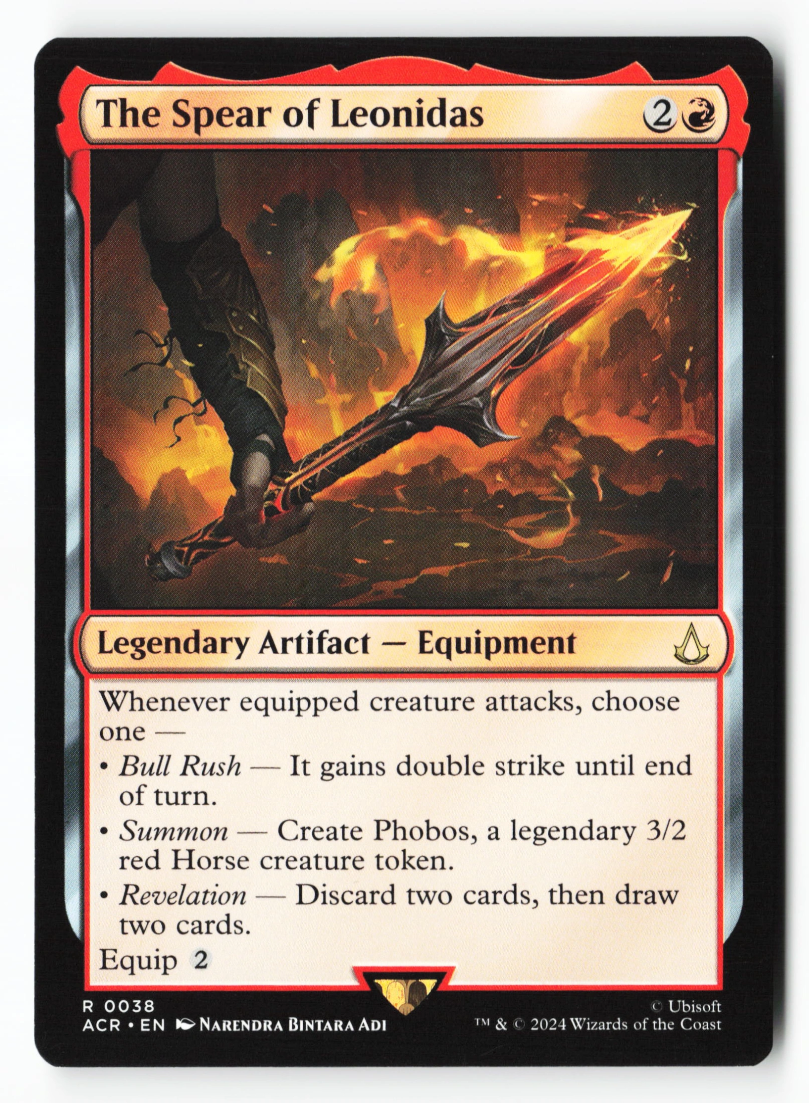 The Spear of Leonidas (ACR 038) — Voorkant