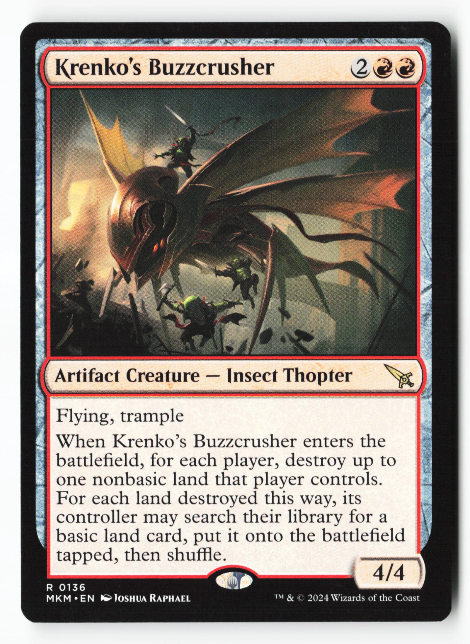 Krenko's Buzzcrusher (MKM 136) — Voorkant