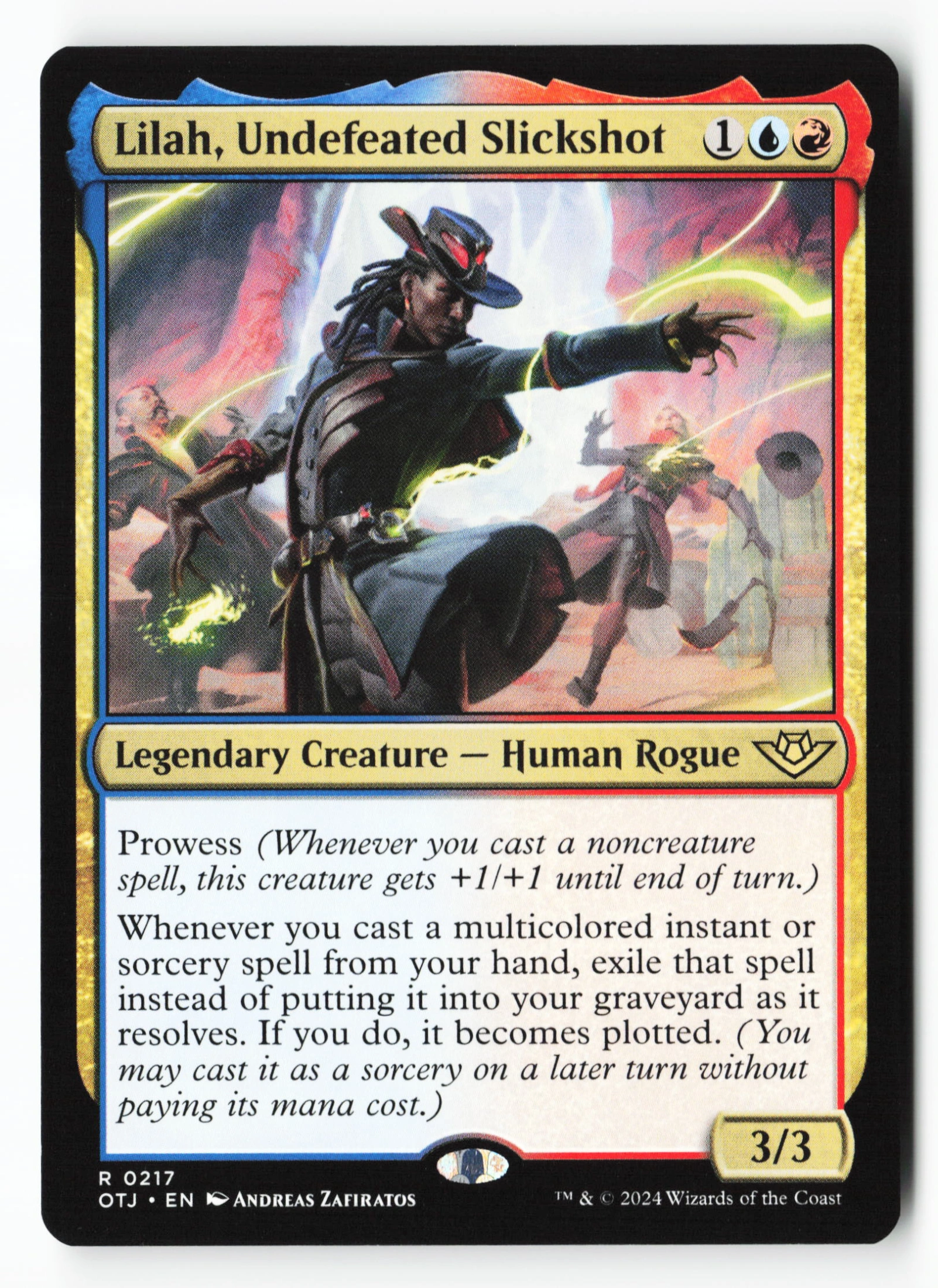 Lilah, Undefeated Slickshot (OTJ 217) — Voorkant