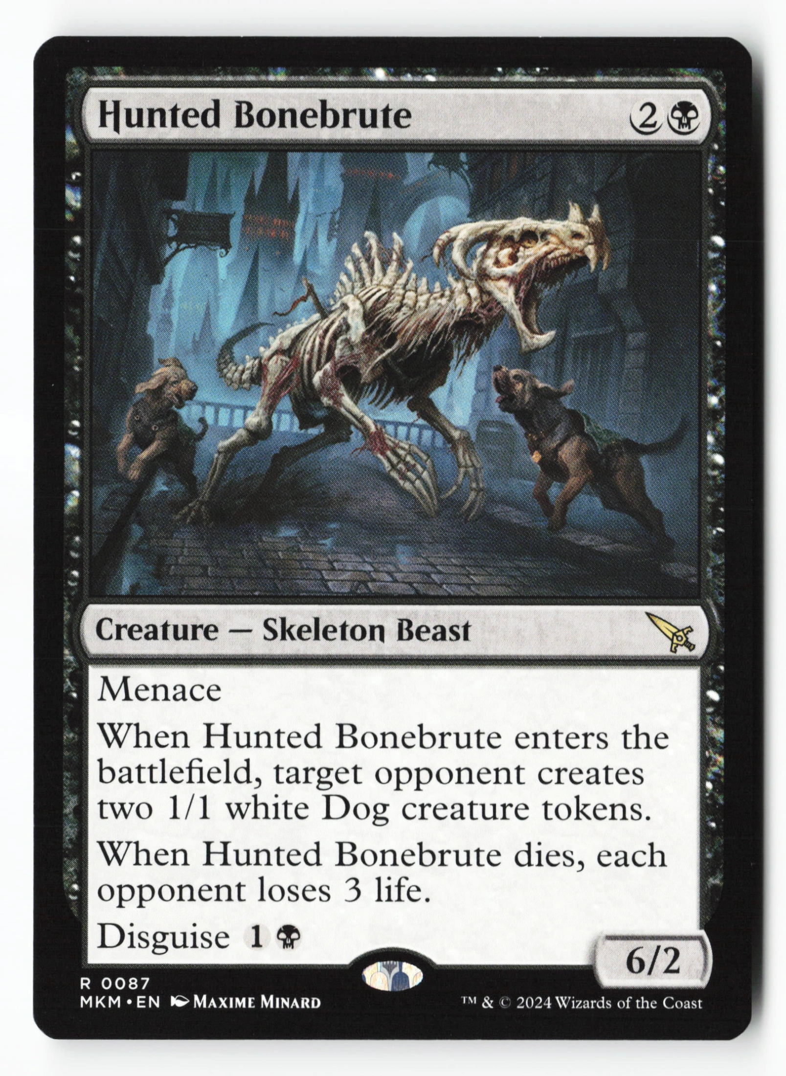 Hunted Bonebrute (MKM 087) — Voorkant