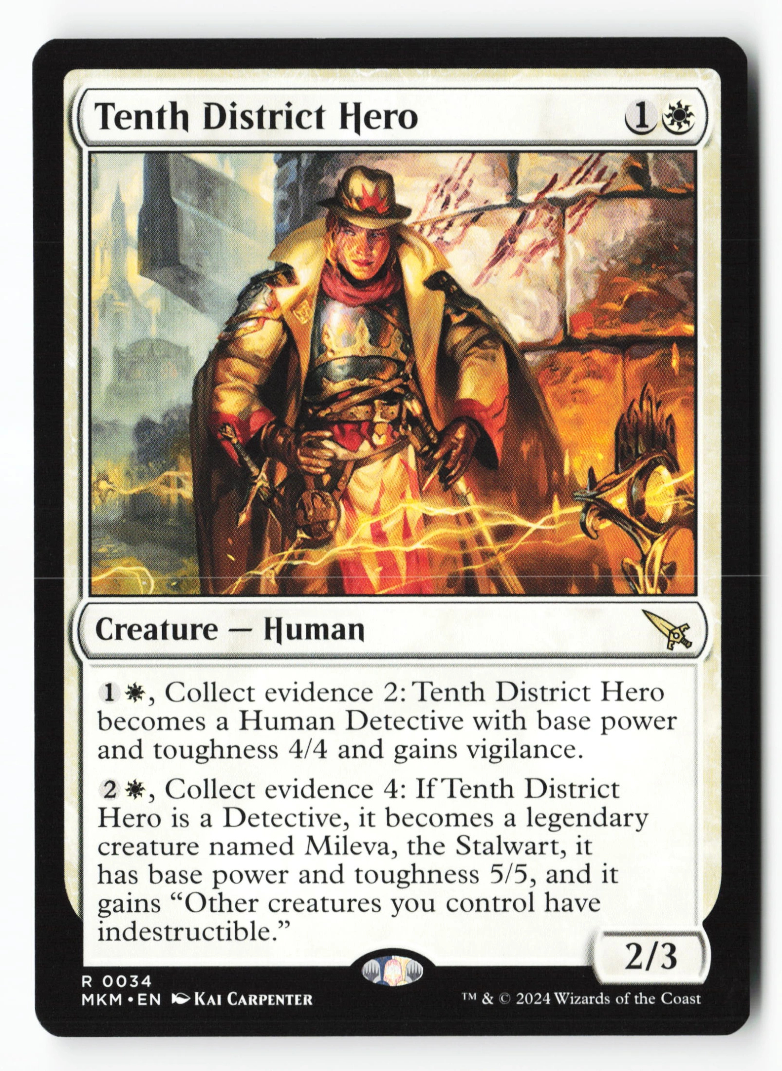 Tenth District Hero (MKM 034) — Voorkant