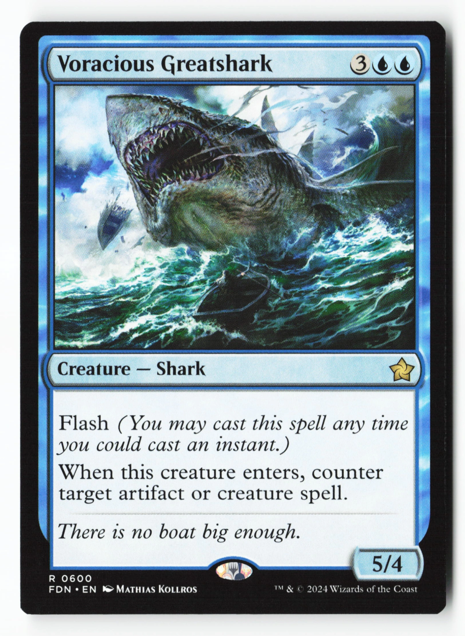 Voracious Greatshark (FDN 600) — Voorkant