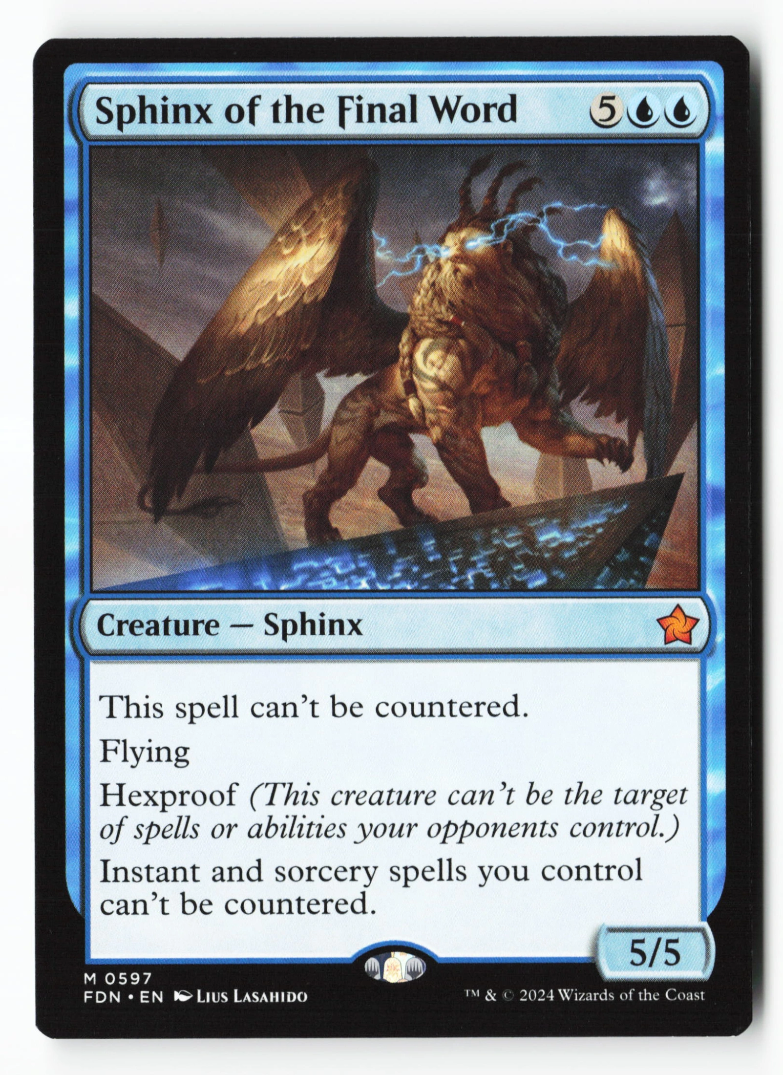 Sphinx of the Final Word (FDN 597) — Voorkant