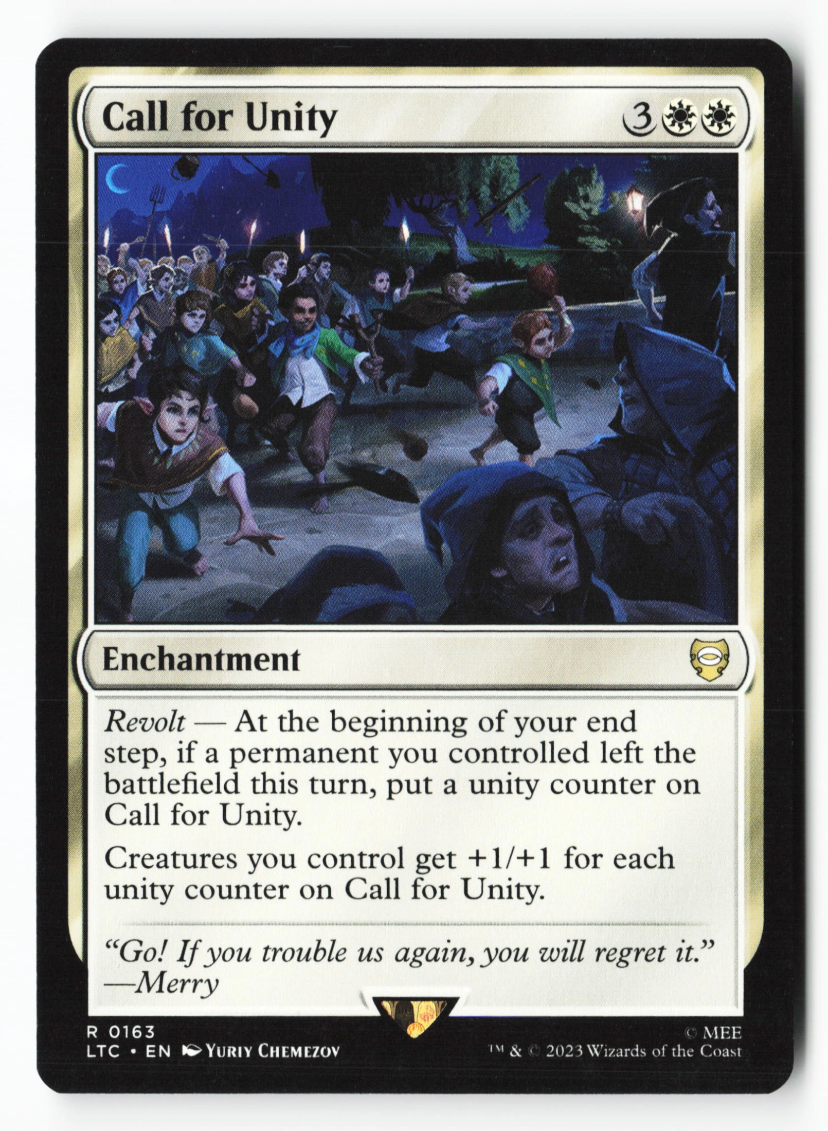 Call for Unity (LTC 163) — Voorkant