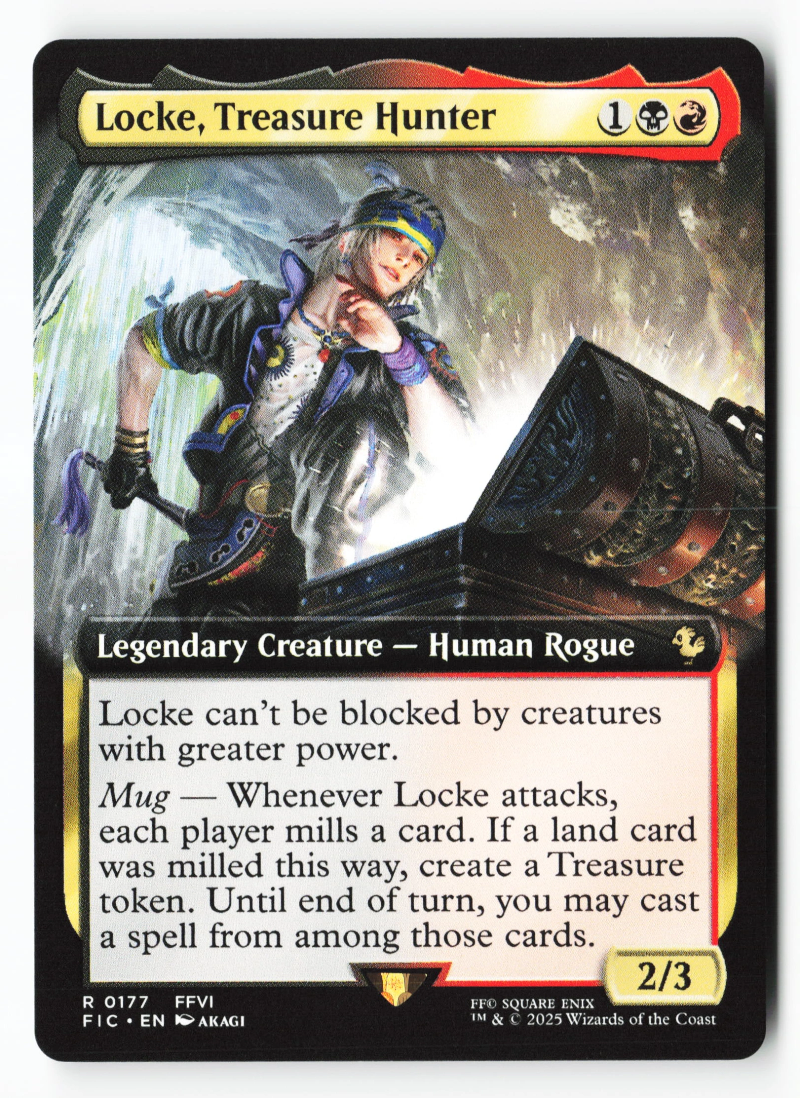 Locke, Treasure Hunter (FIC 177) — Voorkant