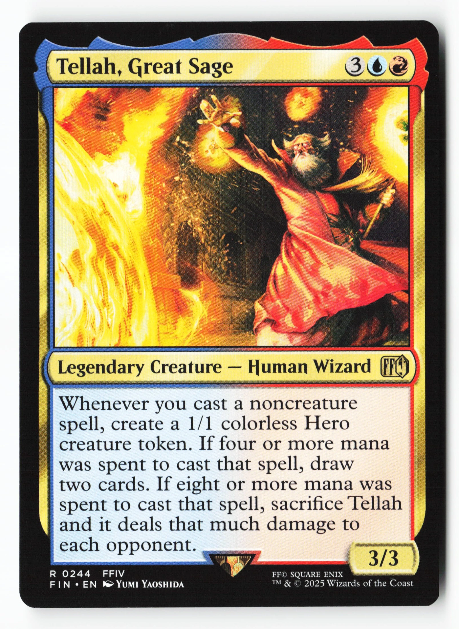 Tellah, Great Sage (FIN 244) — Voorkant