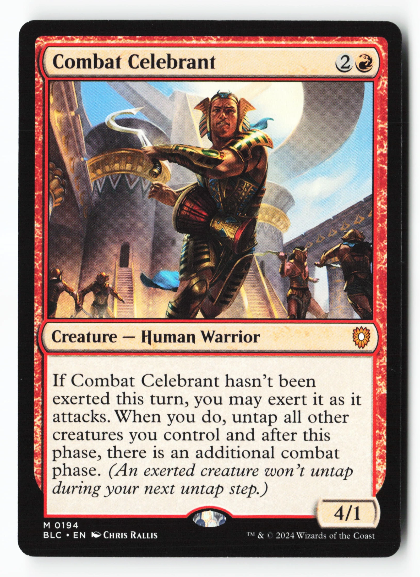 Combat Celebrant (BLC 194) — Voorkant