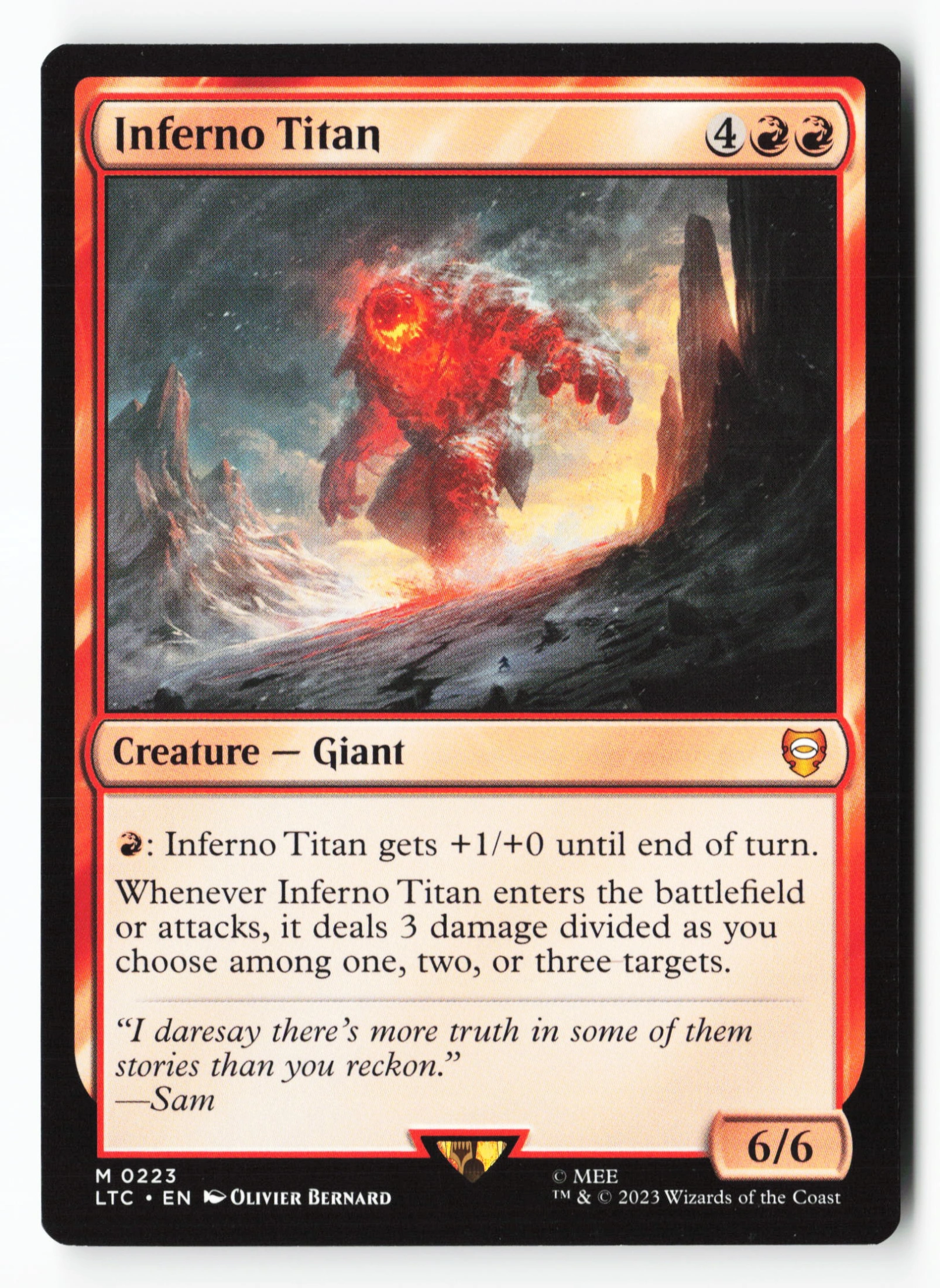Inferno Titan (LTC 223) — Voorkant